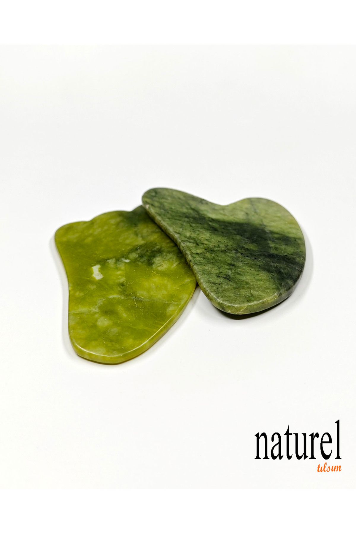 سنگ یشم طبیعی سنگ ماساژ صورت گوا شا Naturel Tılsım
