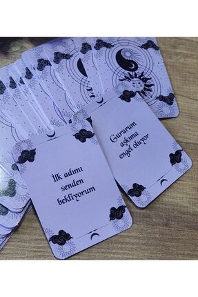 fırsatlar diyarı Eril Dişil Tarot Konuşturma Kartları - Lila