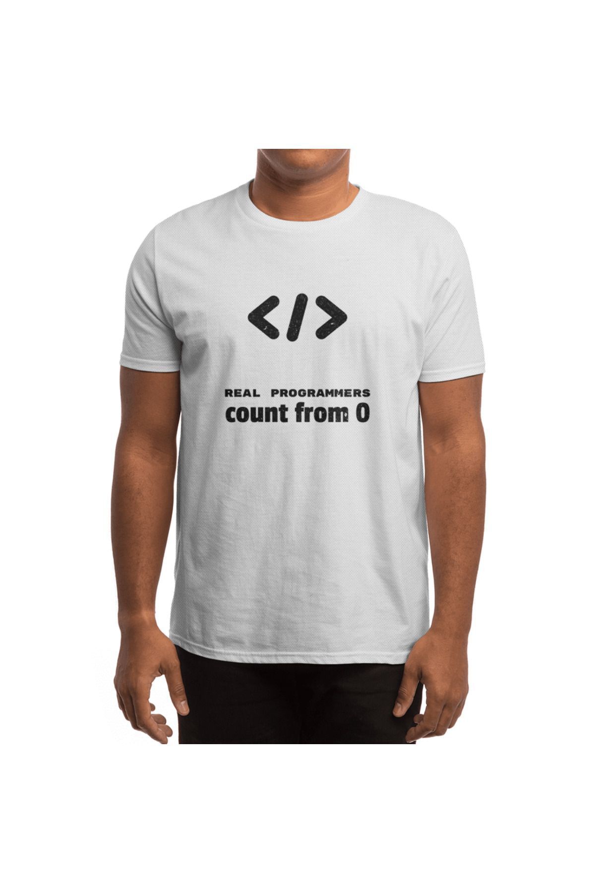 Fizello-Real Programmers - Basic Coding Math, Unisex Λευκό T-shirt 4