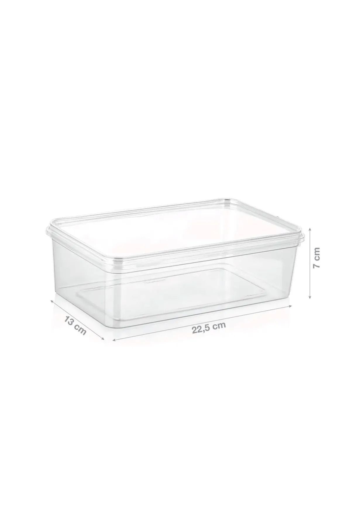 Hane216-20 Pieces of Frozen Meal Meat and Vegetable Storage Container 2000 ml - Portion Icebox Mincer Box 4