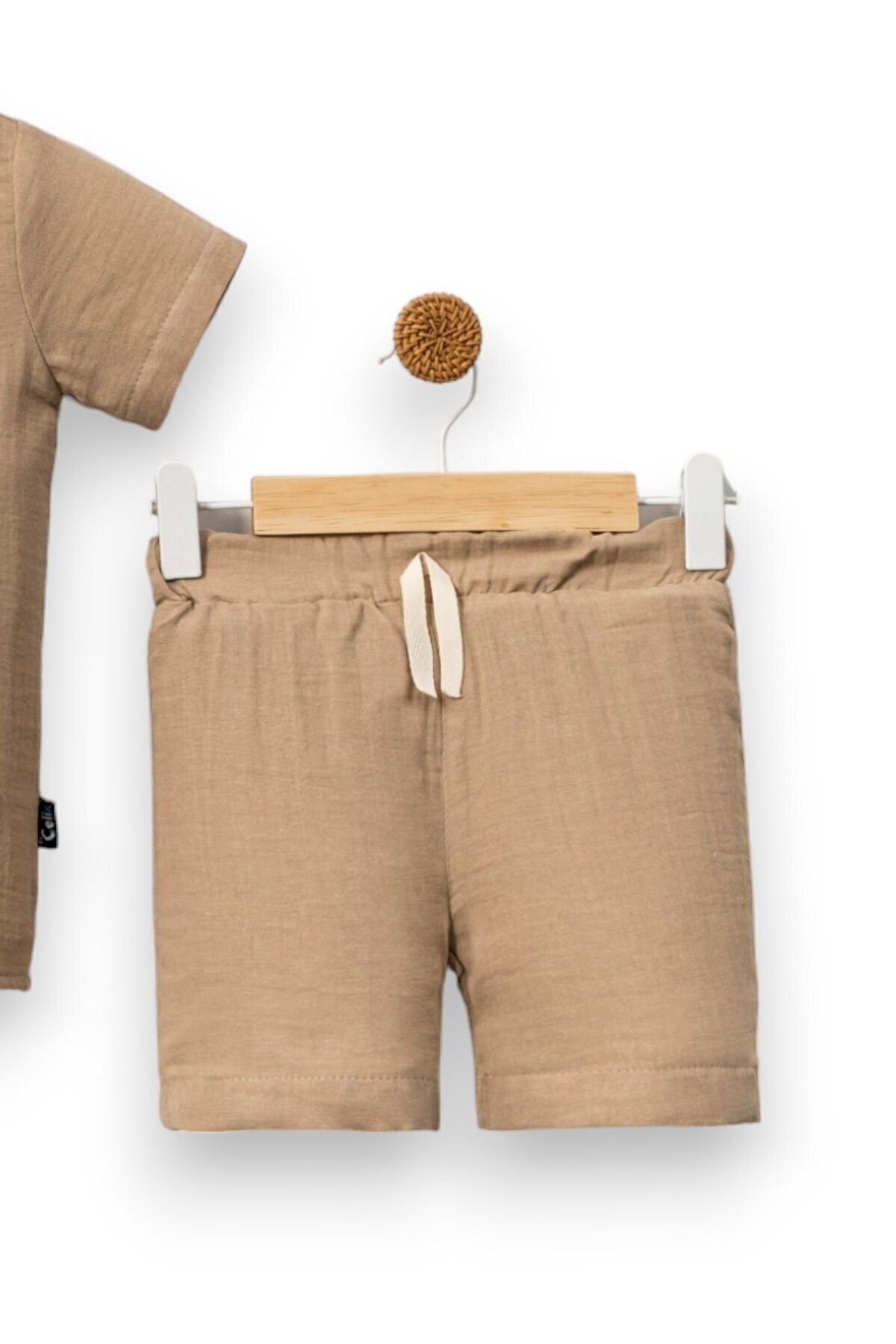 ست نوزادی پسرانه بژ voyyo kids baby | R911-VYTX اورجینال - تصویر 4