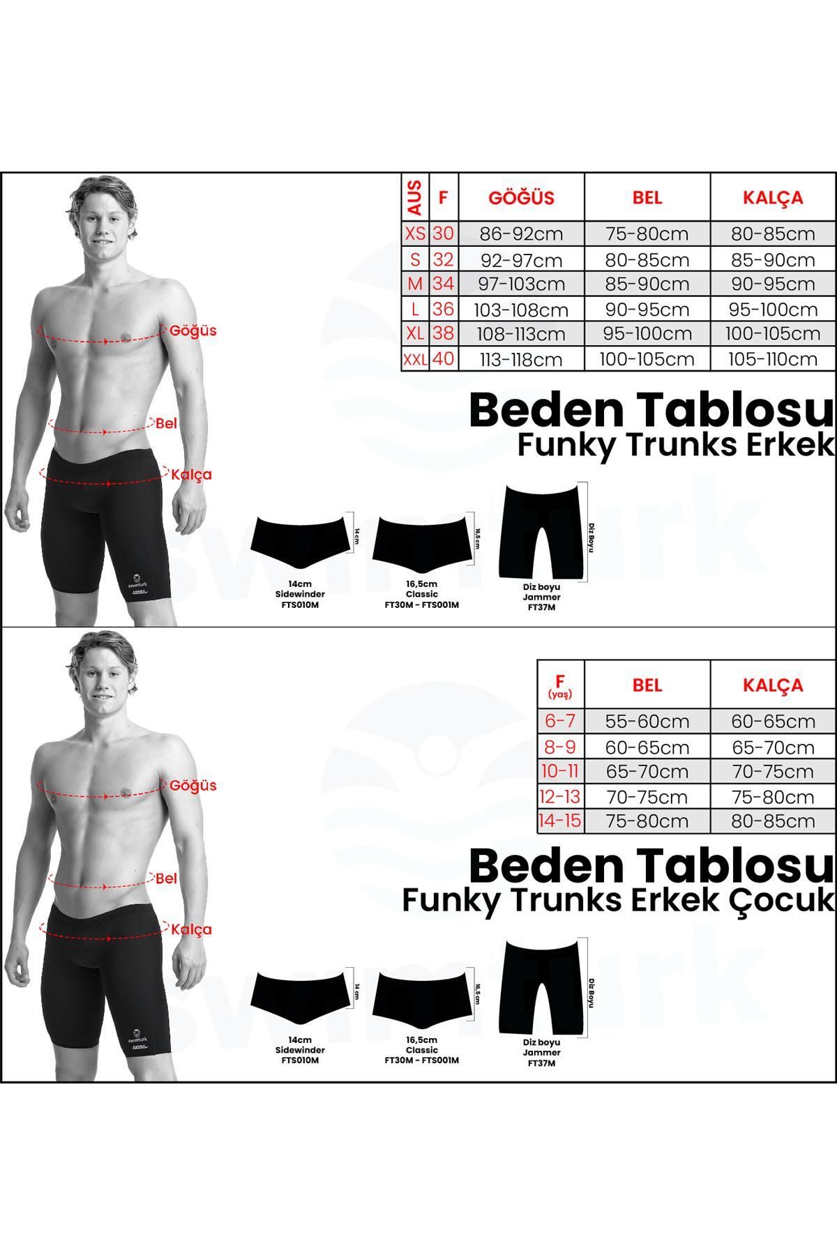 Funky Trunks-Vive La Funky Men's Training Swimsuit - 14cm Trunks 3