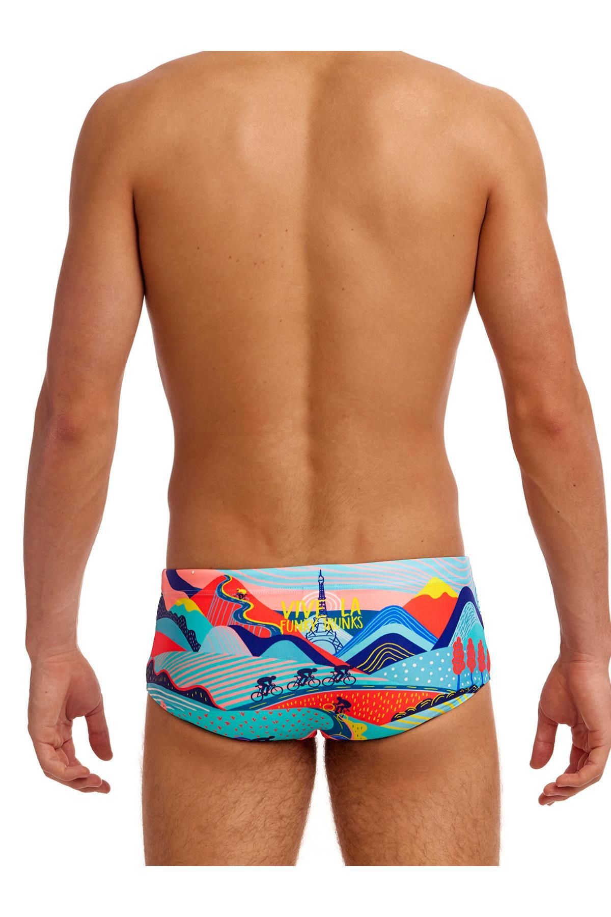 Funky Trunks-Vive La Funky Men's Training Swimsuit - 14cm Trunks 4