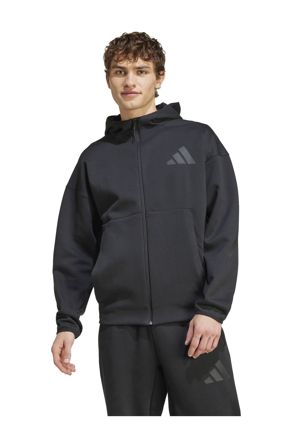 adidas Sweatshirt L Siyah Erkek Giyim