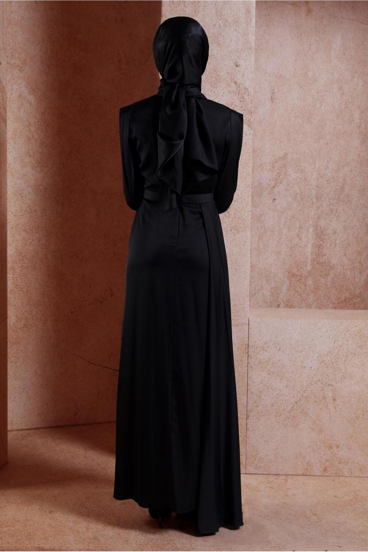 مانتو ابایا زنانه آلوینا | 22YABL0050170 Alvina - Image 3