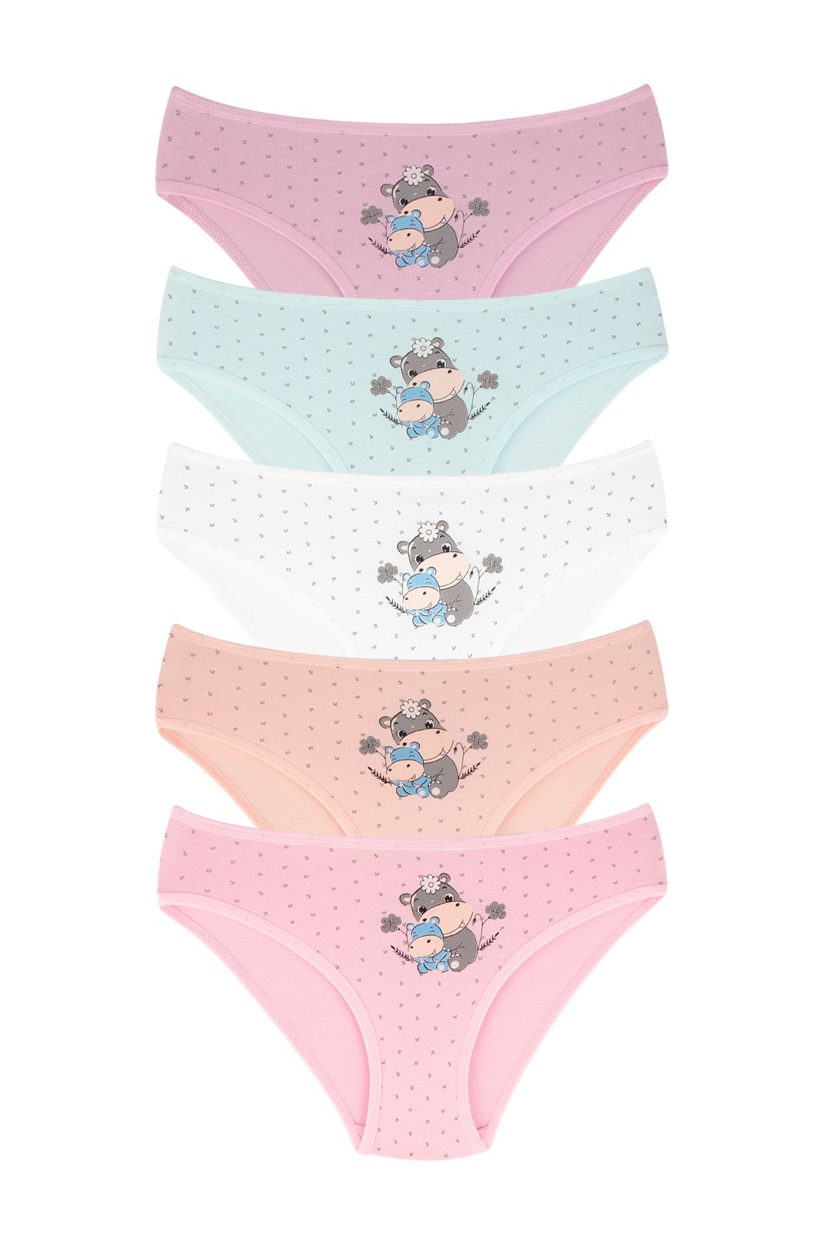 DOMİKİDS-Βαμβακερό εσώρουχο για κορίτσια DomiKids 5 Pack 75250 1