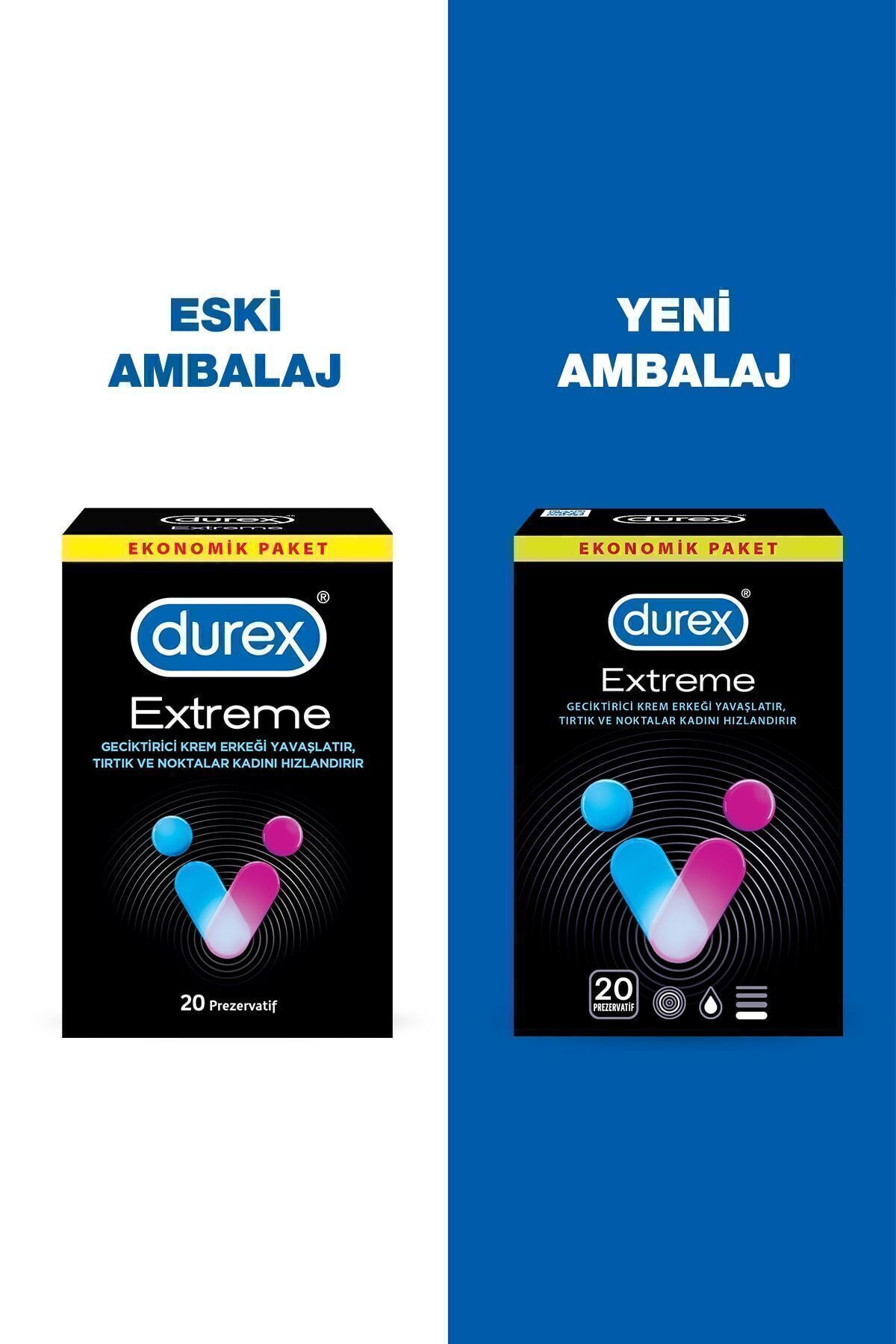Extreme 20lı Geciktiricili Ve Tırtıklı Prezervatif 6