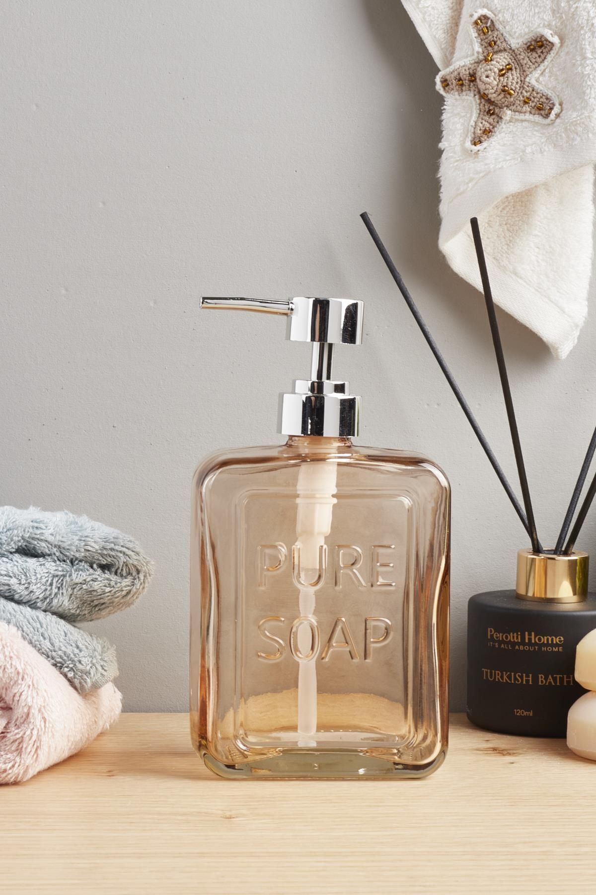 Pure Soap Cam Sıvı Sabunluk
