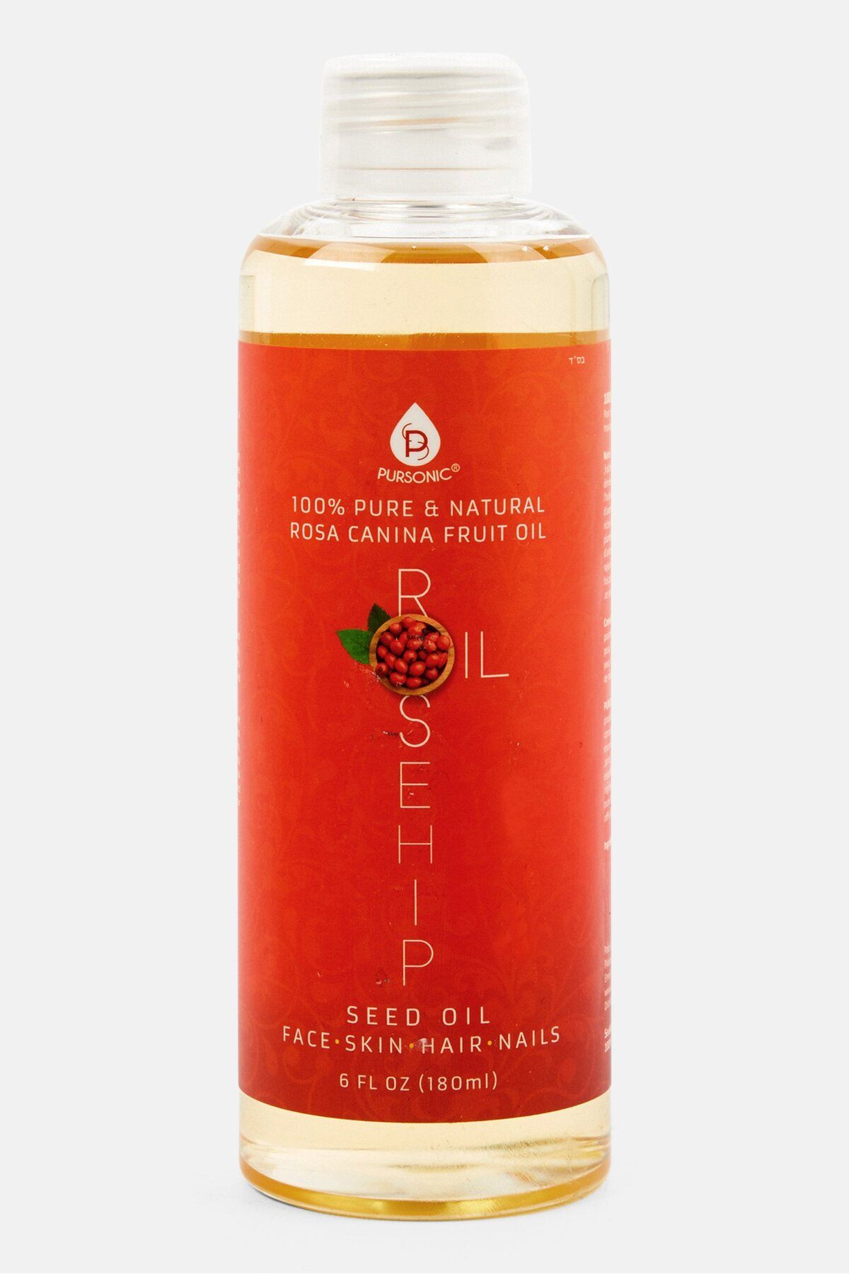 Pursonic-Rosa Canina Fruit Oil 6 Fl Oz/180 ml, Orange 1
