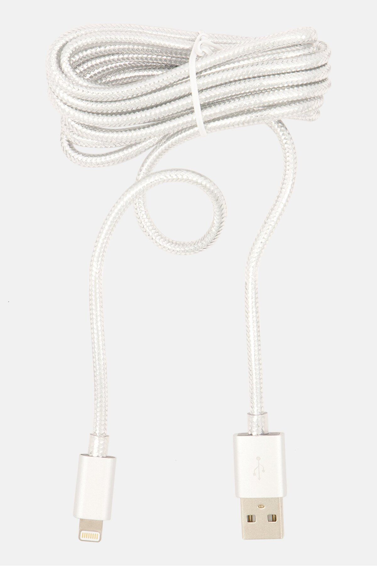 iWorld-6 Feet USB Lightning Cable, Silver 4