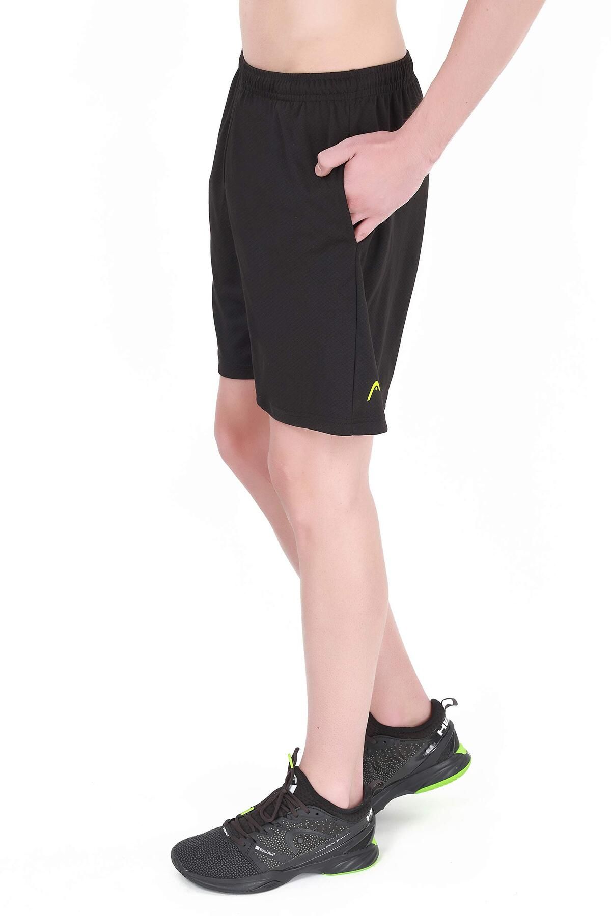 Head-HBS-1092 Badminton Shorts | Black,Medium | Polyester |Side Slip Pockets | Flexible & Comfort 3