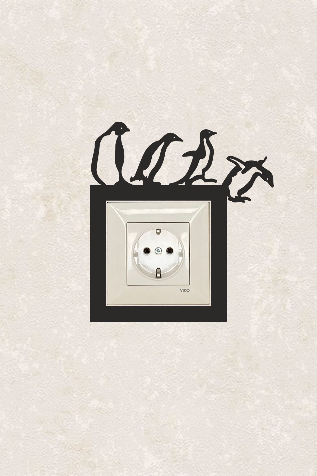 BLgrup-Bl Group 2160 Penguin Switch Socket Frame Wooden Laser Cutting 2