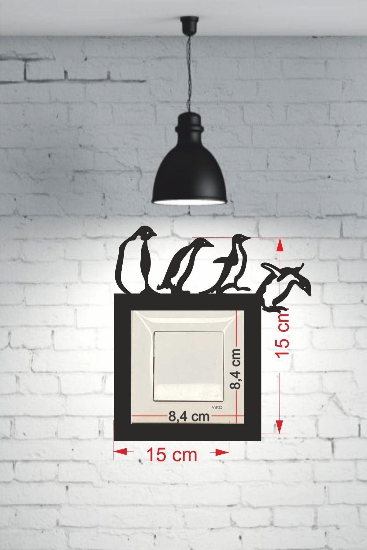 BLgrup-Bl Group 2160 Penguin Switch Socket Frame Wooden Laser Cutting 3