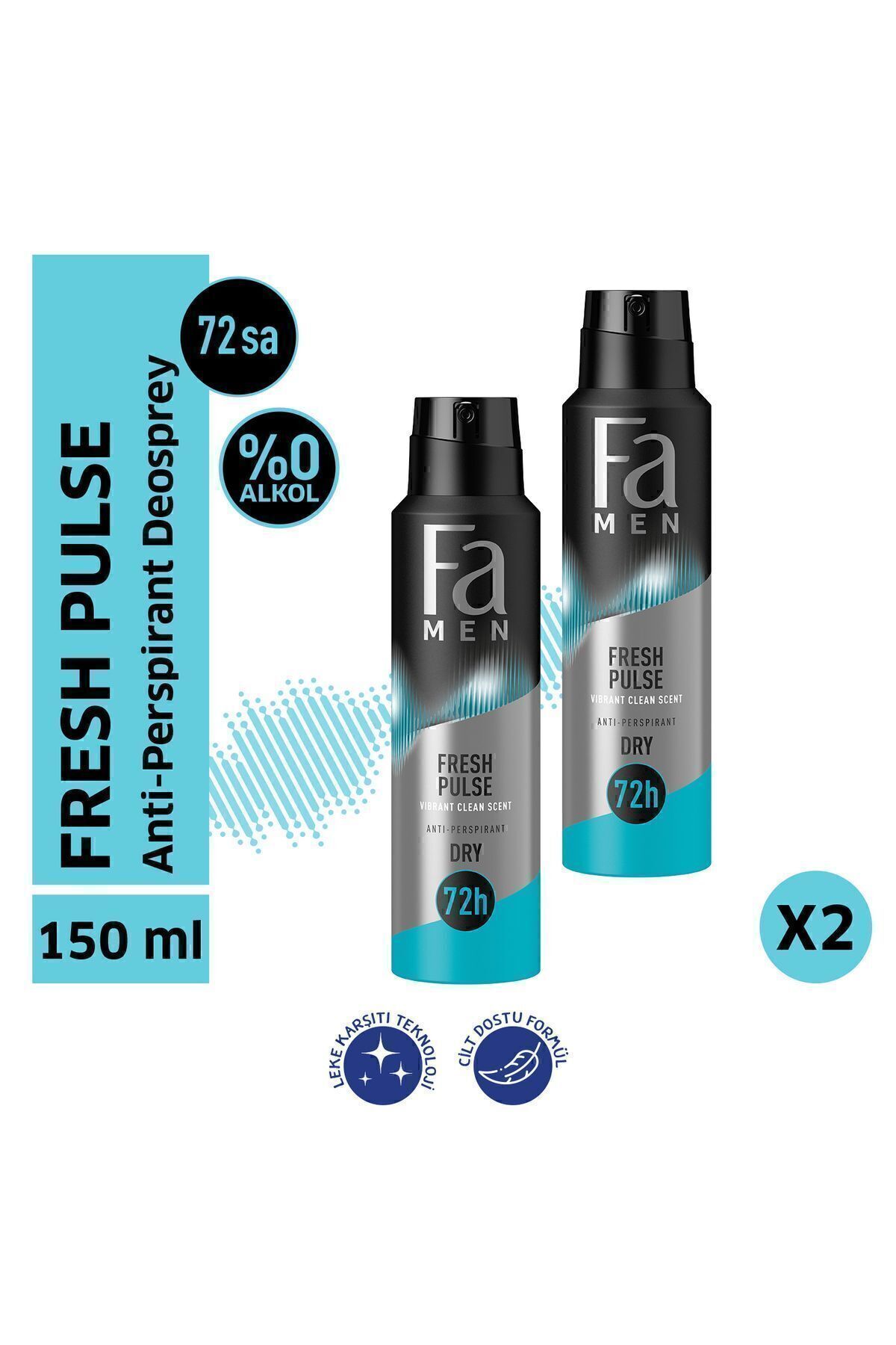 Deosprey Fresh Pulse مردانه 150 میلی لیتری Fa
