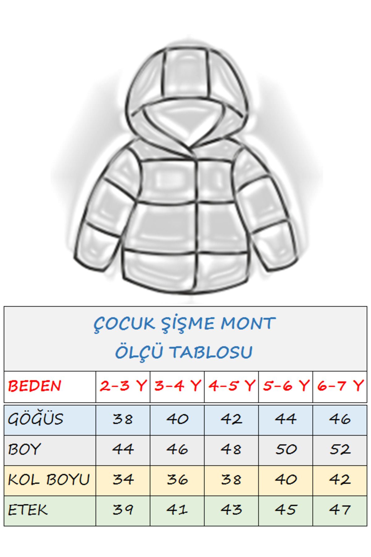 ROBA KIDS-Jachetă de puf de iarnă pentru băieți și fete - fleece, glugă și model fluture Rb-106 6