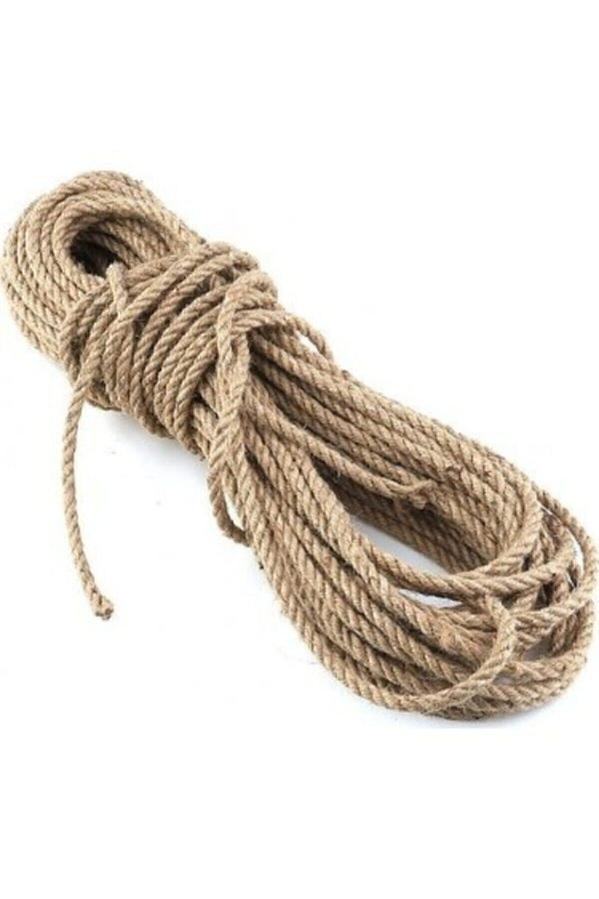 Genel Markalar 6mm 25 Mt Jüt Halat Hobi Kendir İp Dekoratif
