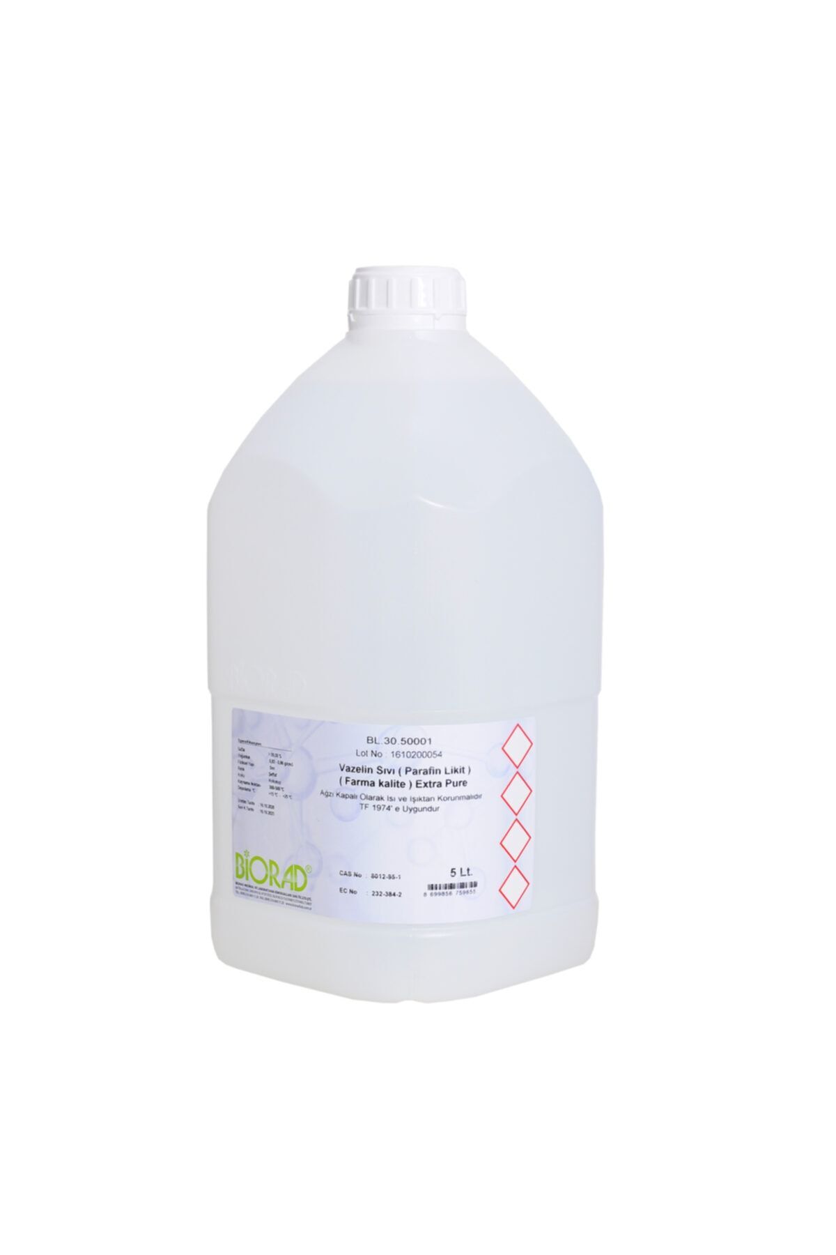 BİORAD Sıvı Vazelin 5 Lt.