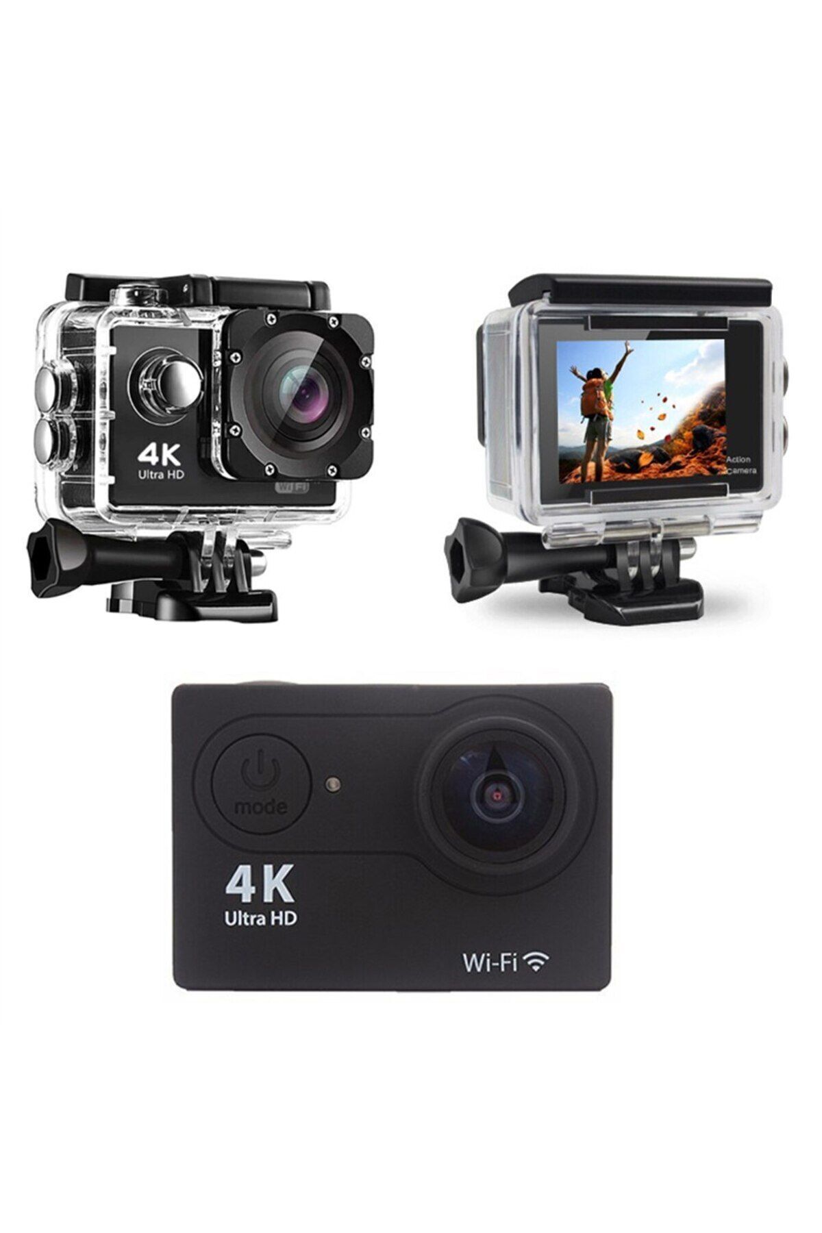 Şıktek Aksiyon Kamerası 1080hd Aksiyon Kamerası Su Geçirmez Dayanıklı Aksiyon Kamera 4k