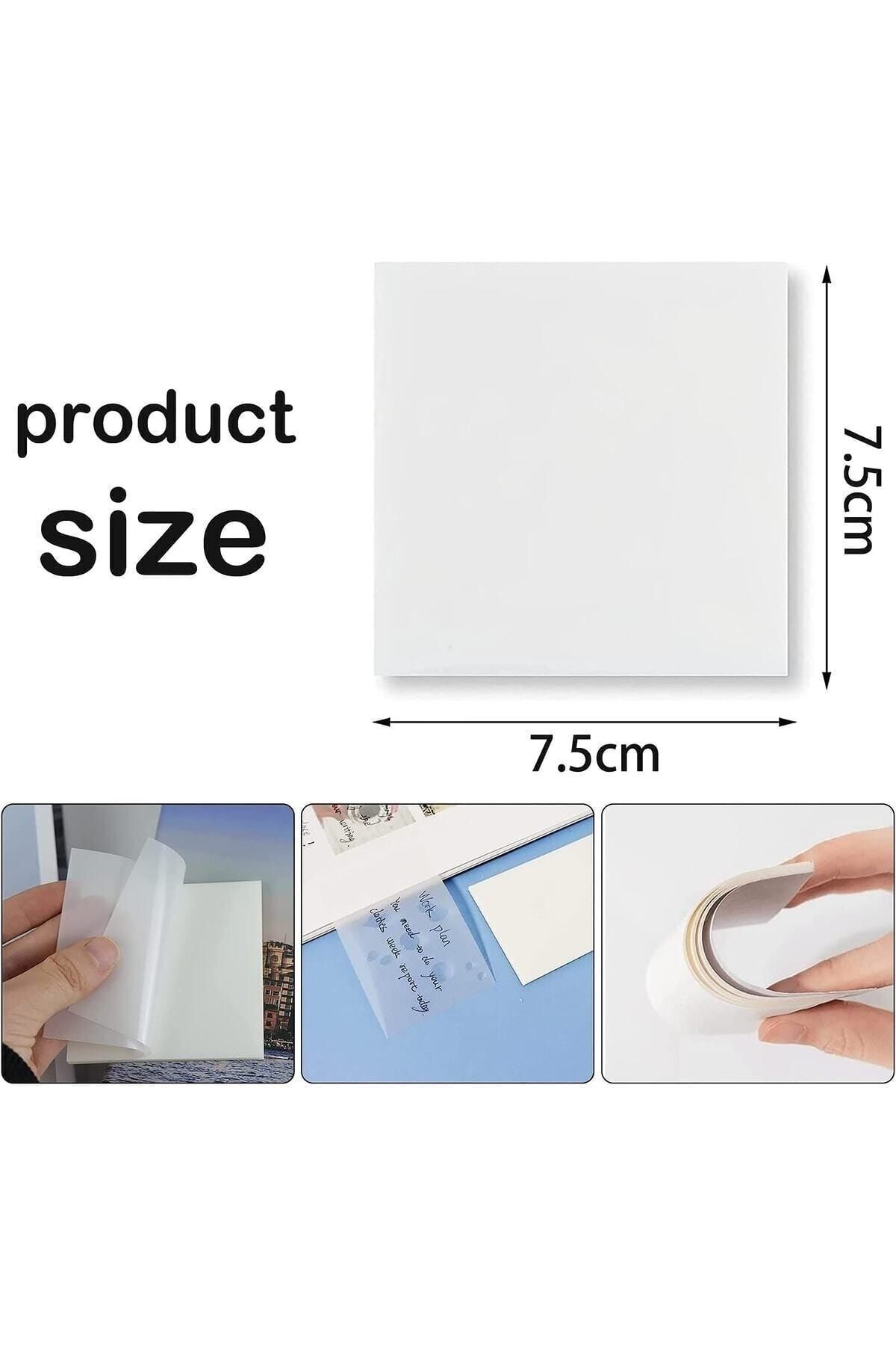 Genel Markalar Şefaf Not Kağıdı Post It