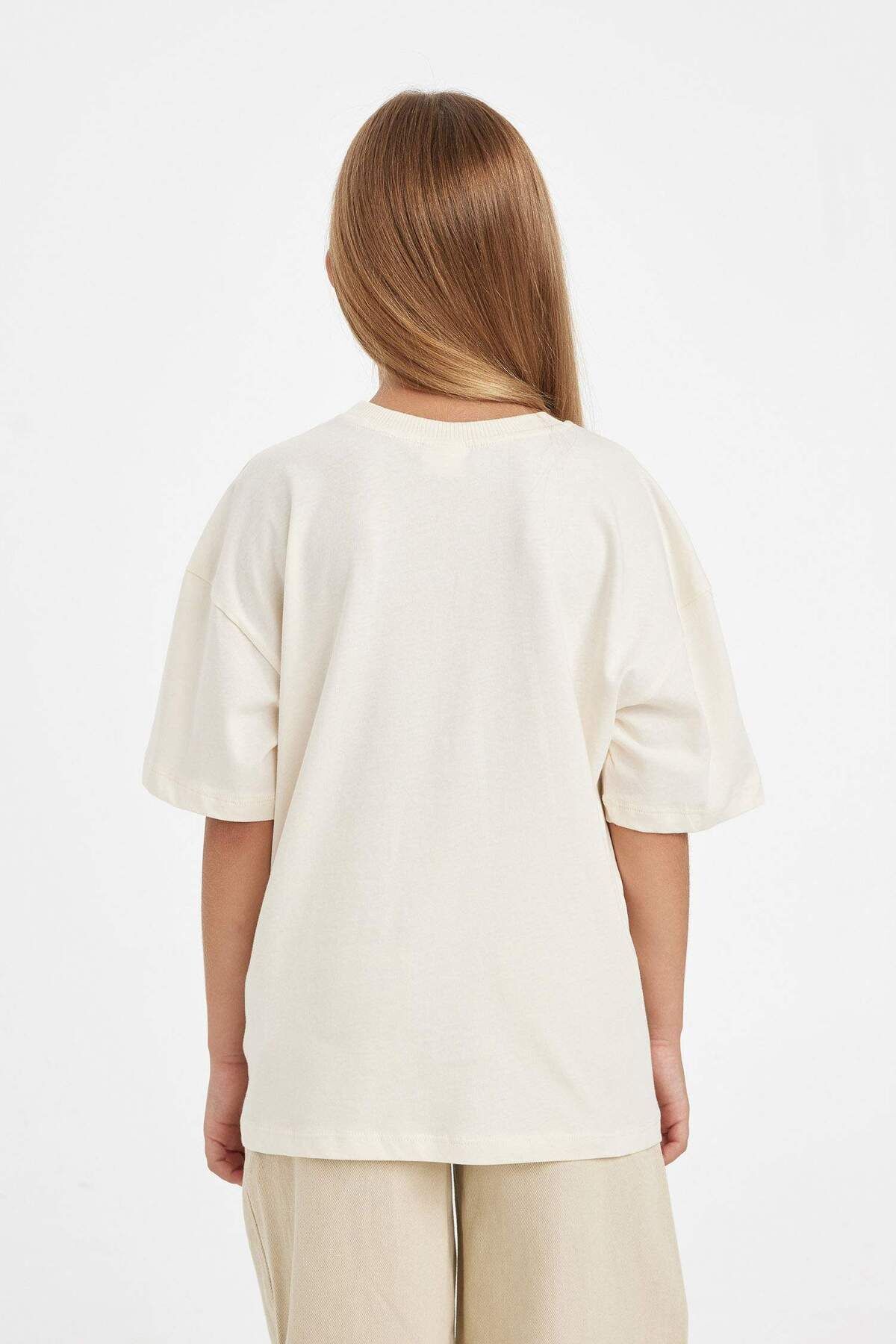 DeFacto C4943a8 T-Shirt Manica Corta Per Bambine E Ragazze - Taglie 134 E 146 - 2