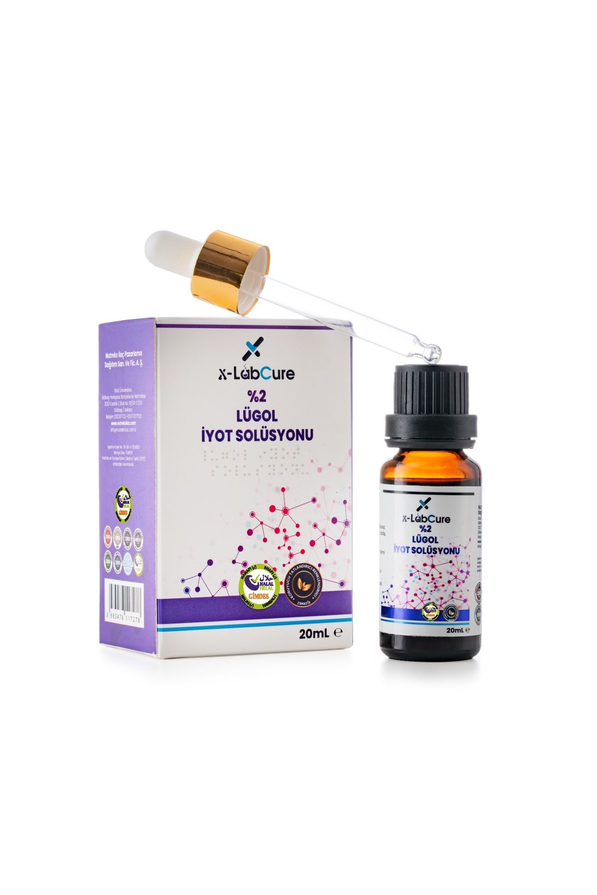 X-LabCure-لوجول محلول اليود - 2.20% مل 1