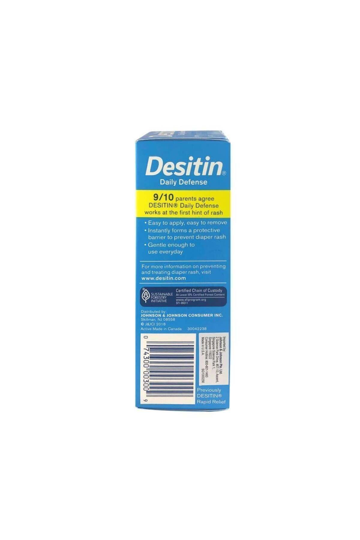 Desitin 113 g (4 oz) Daily Defense – Pişik Önleyici ve Koruyucu Bebek Kremi fotoğrafı 3 (önizleme)