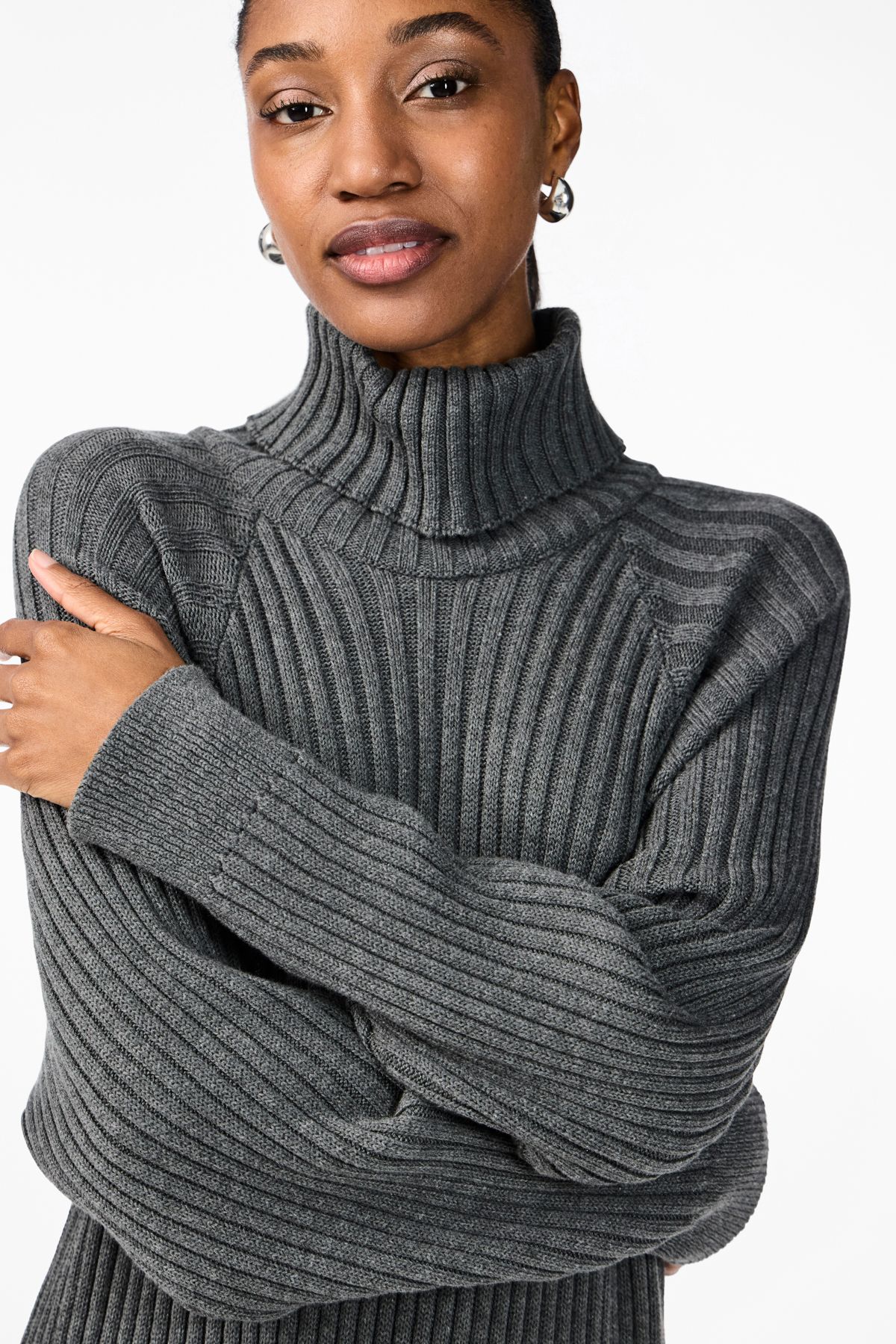 YAS.-Damen Strickkleid PC50/CO50 6