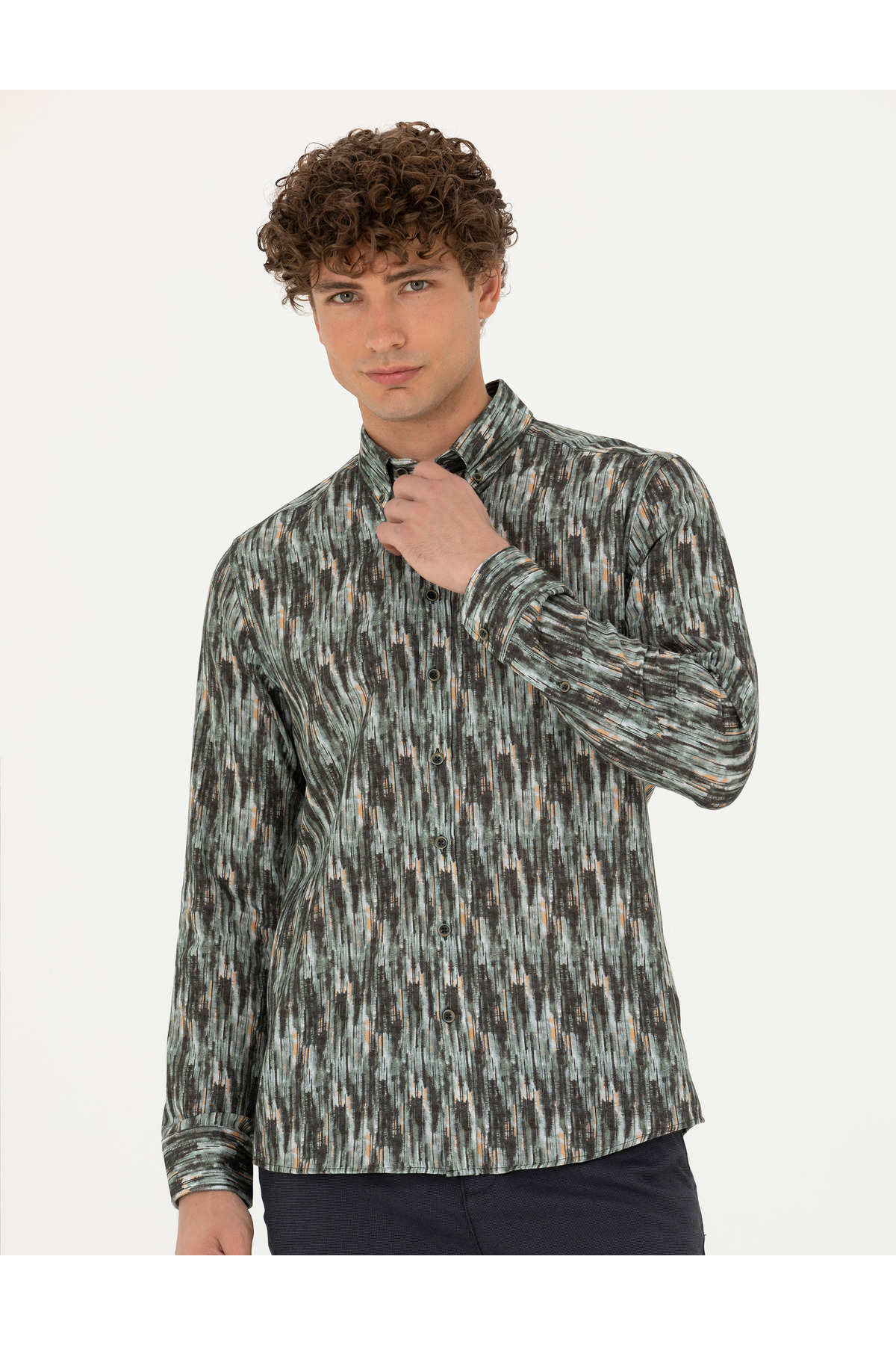 پیراهن مردانه پیر کاردین | 50275924-VR027 Pierre Cardin - Image 3