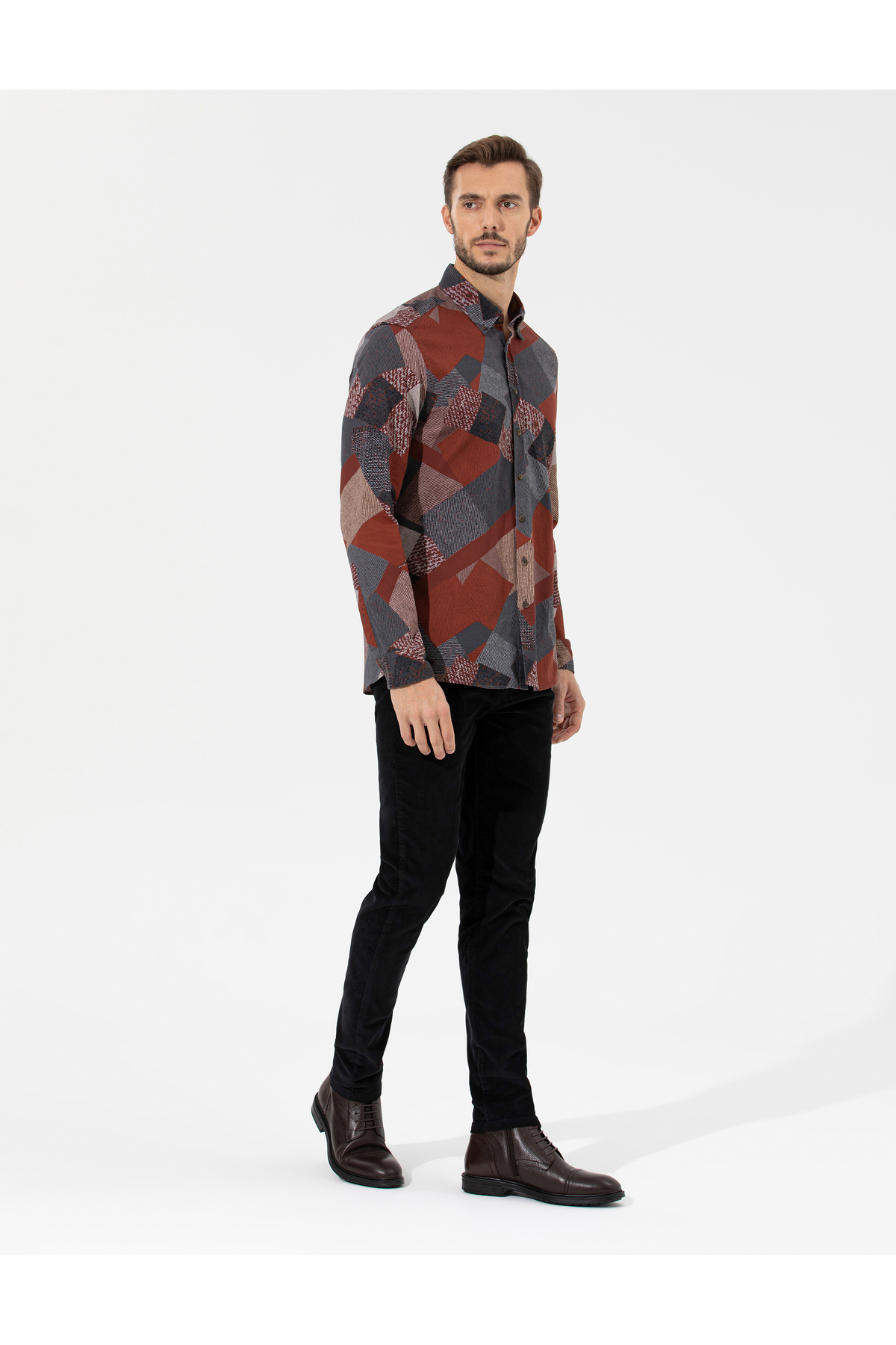 شلوار مردانه پیر کاردین | 50259715-VR046 Pierre Cardin - Image 3