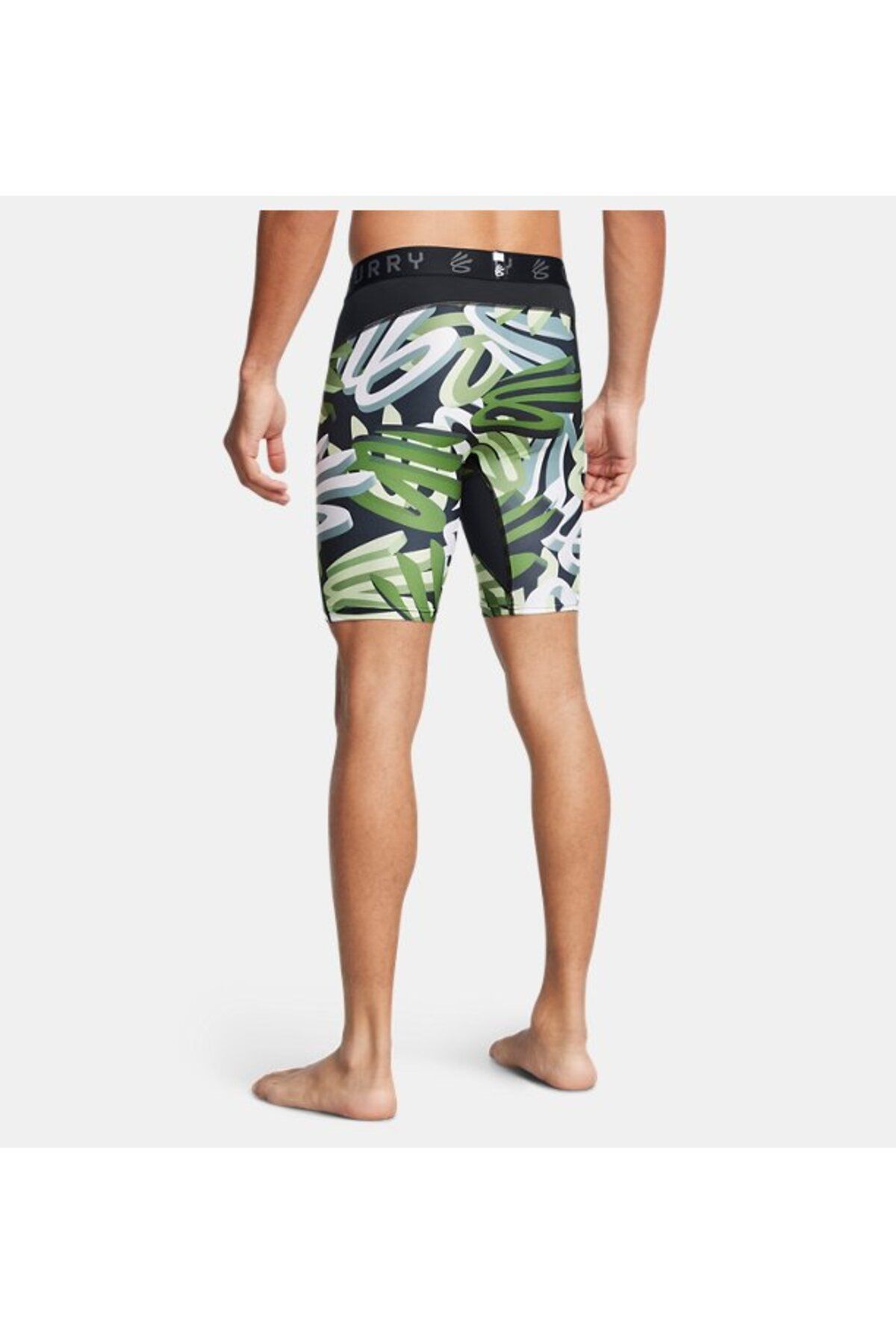 لگ ورزشی چند رنگ مردانه UA HG لباس تنگ کوتاه 383 طرح دار Under Armour