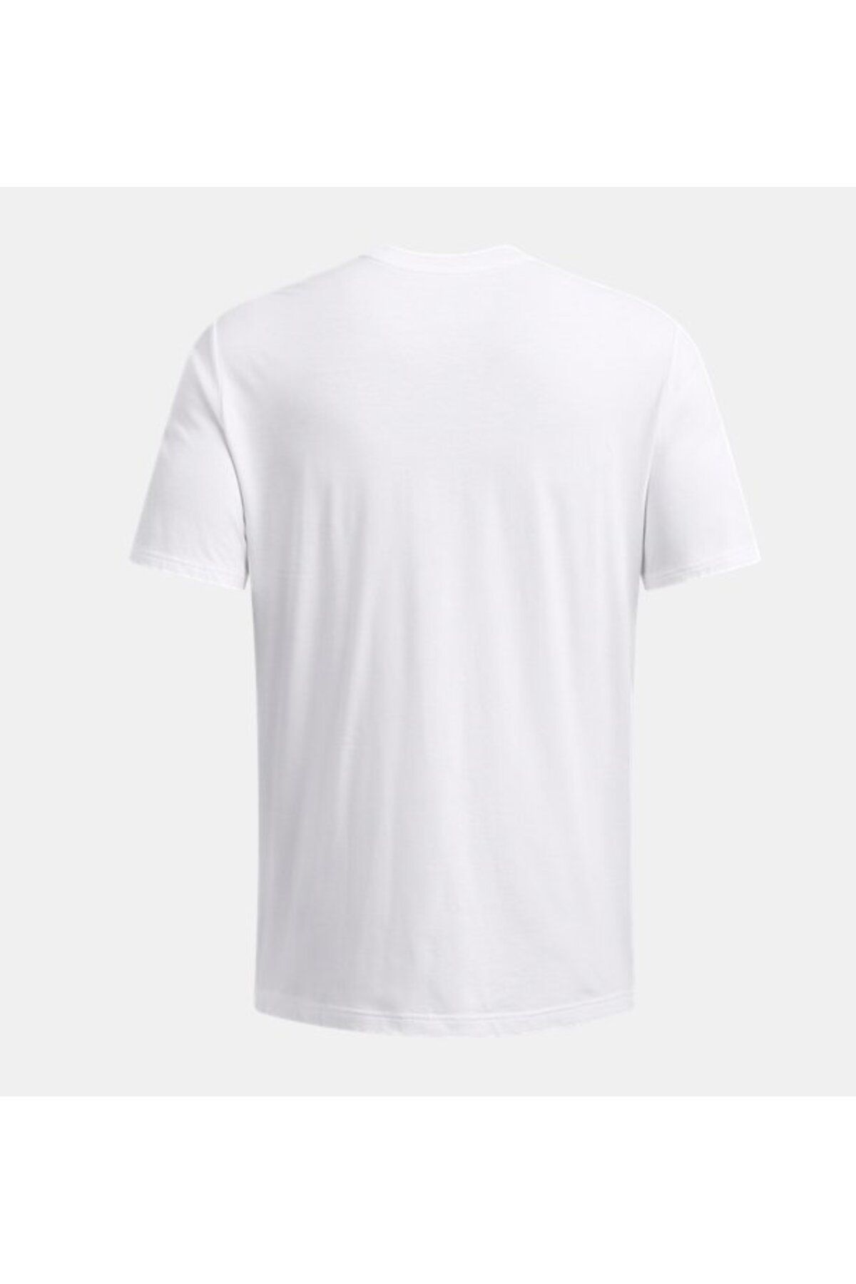 تی شرت ورزشی سفید مردانه آرم UA 100 Under Armour