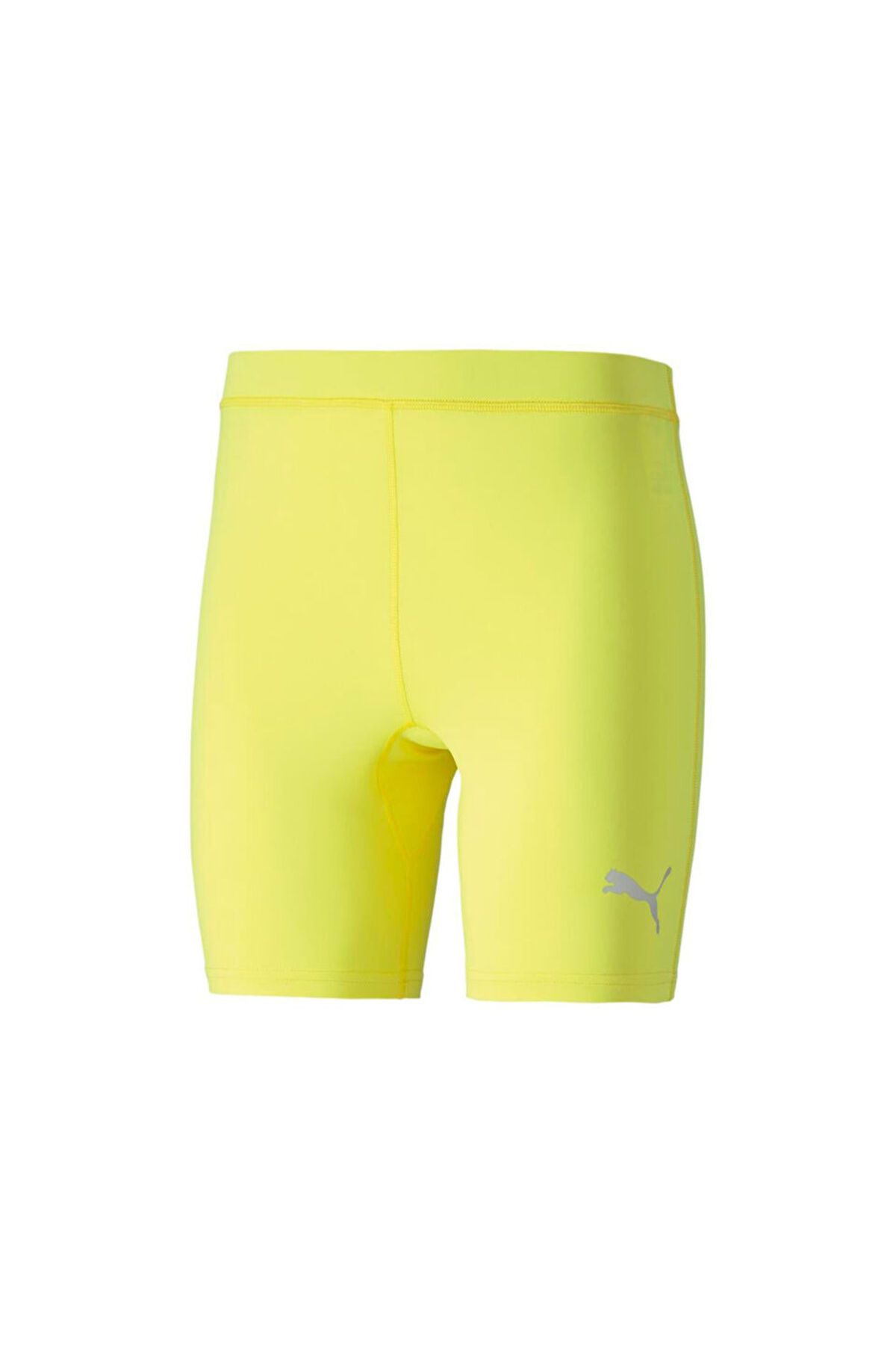 Puma Colanți De Fotbal Pentru Bărbați - Liga Baselayer Short, Tight Fit, Galben 65592433 Masculin - L