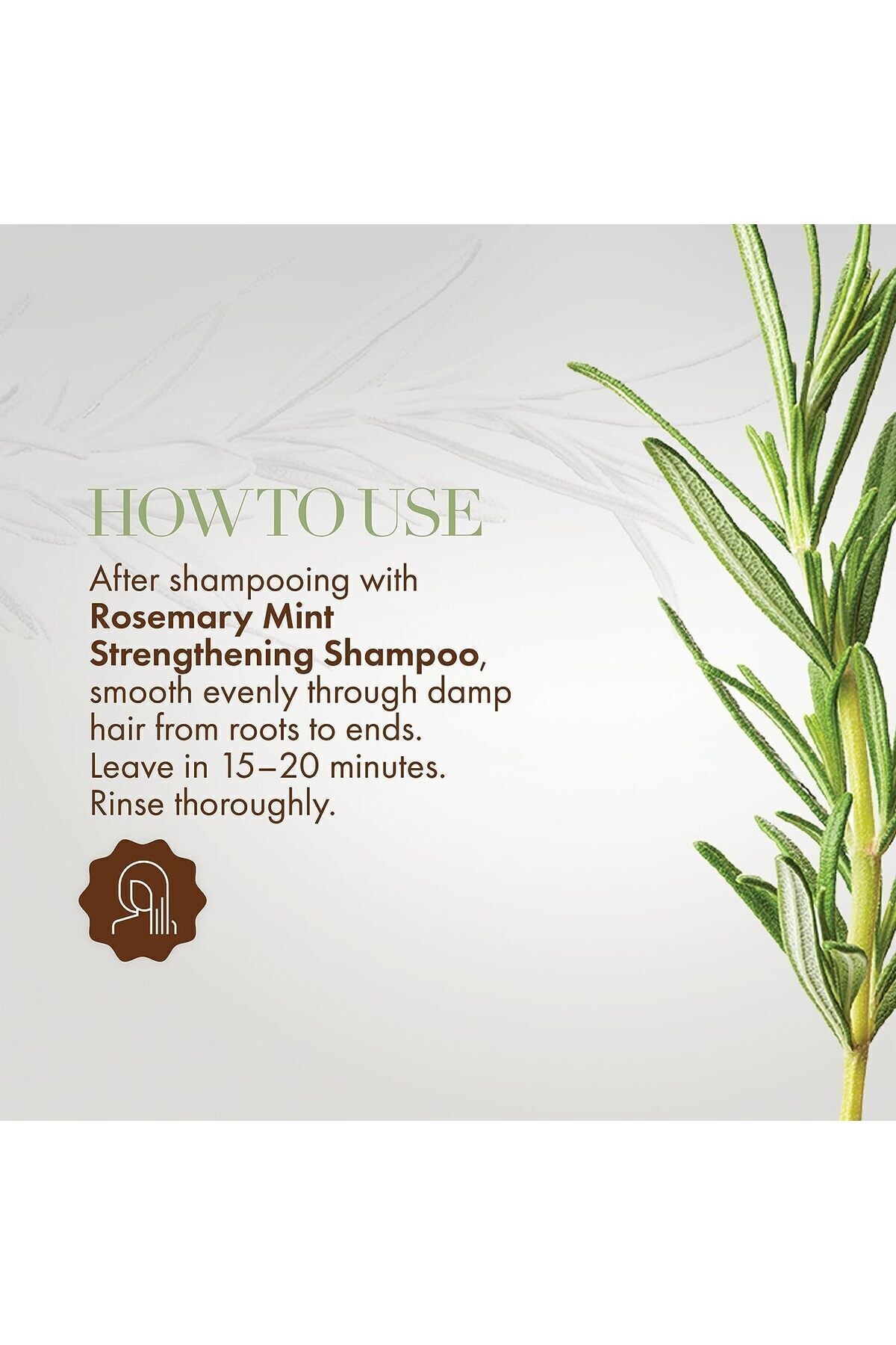 Rosemary Mint Strengthening Hair Masque — 34552 — تصویر 3 از 3