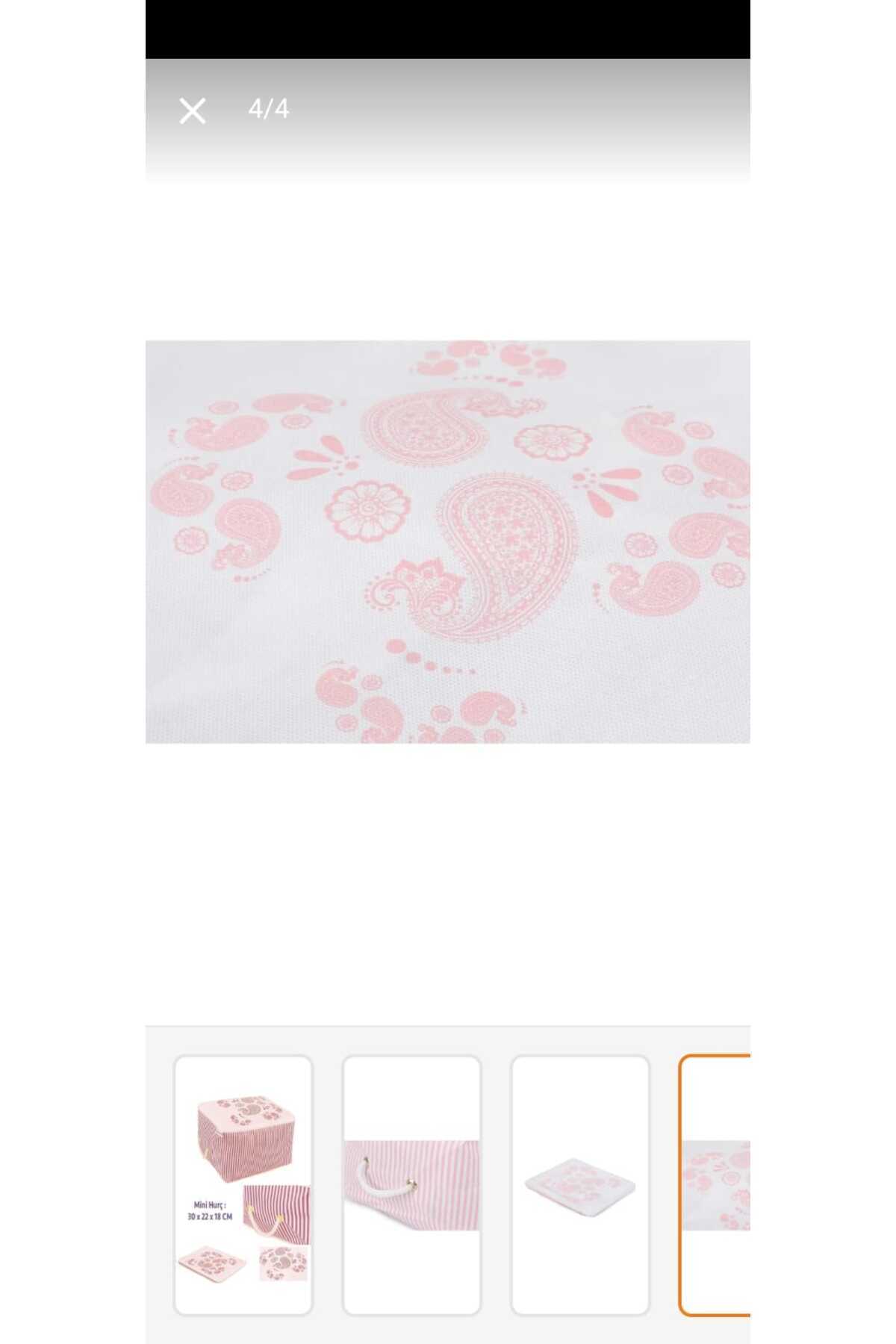 AYHOME Pembe Bebek Hurcu Çoçuk Çamaşır Sepeti Küçük Hurç Organizer Kutu Organizer Sepet fotoğrafı 3 (önizleme)