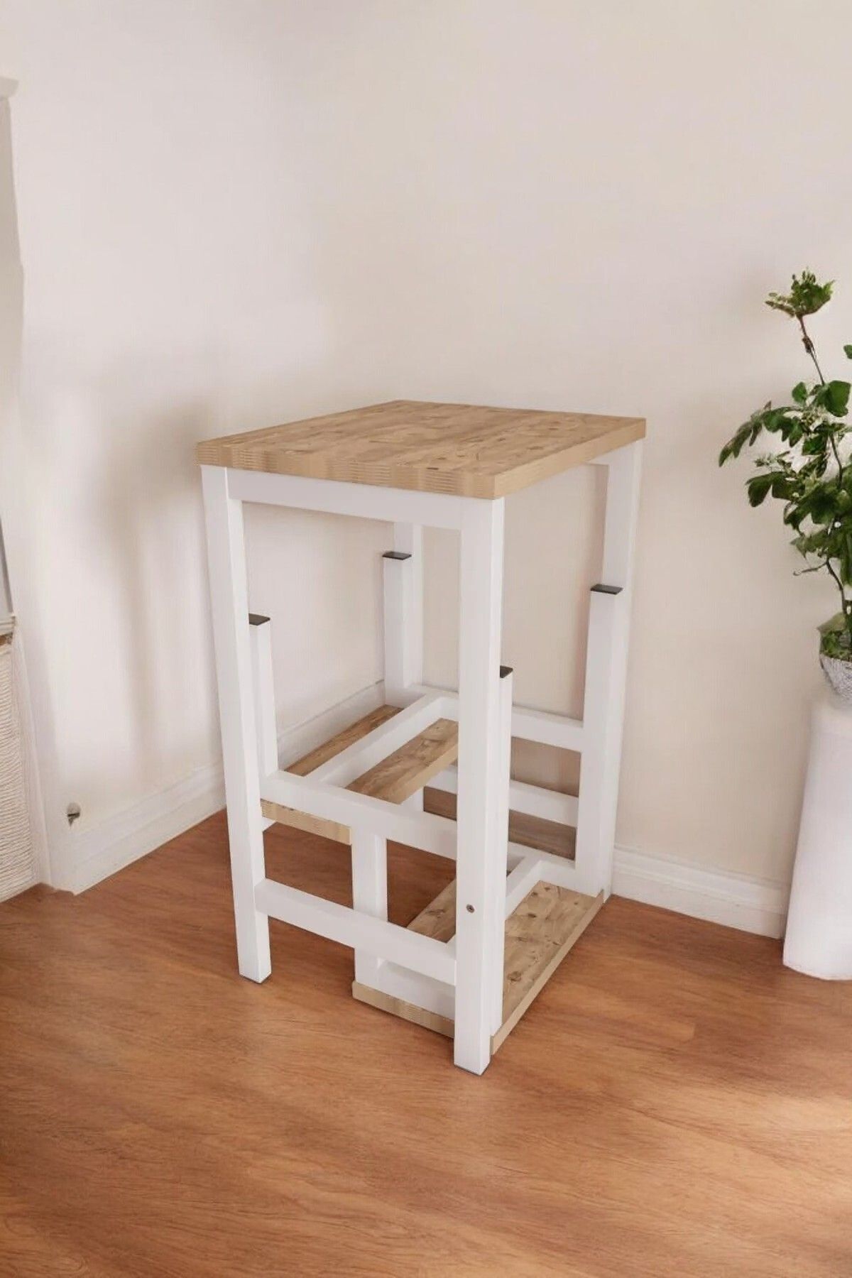 orlantha-Decorative Flower Pot Stool - Folding Ladder, Multi-Purpose Coffee Table 4