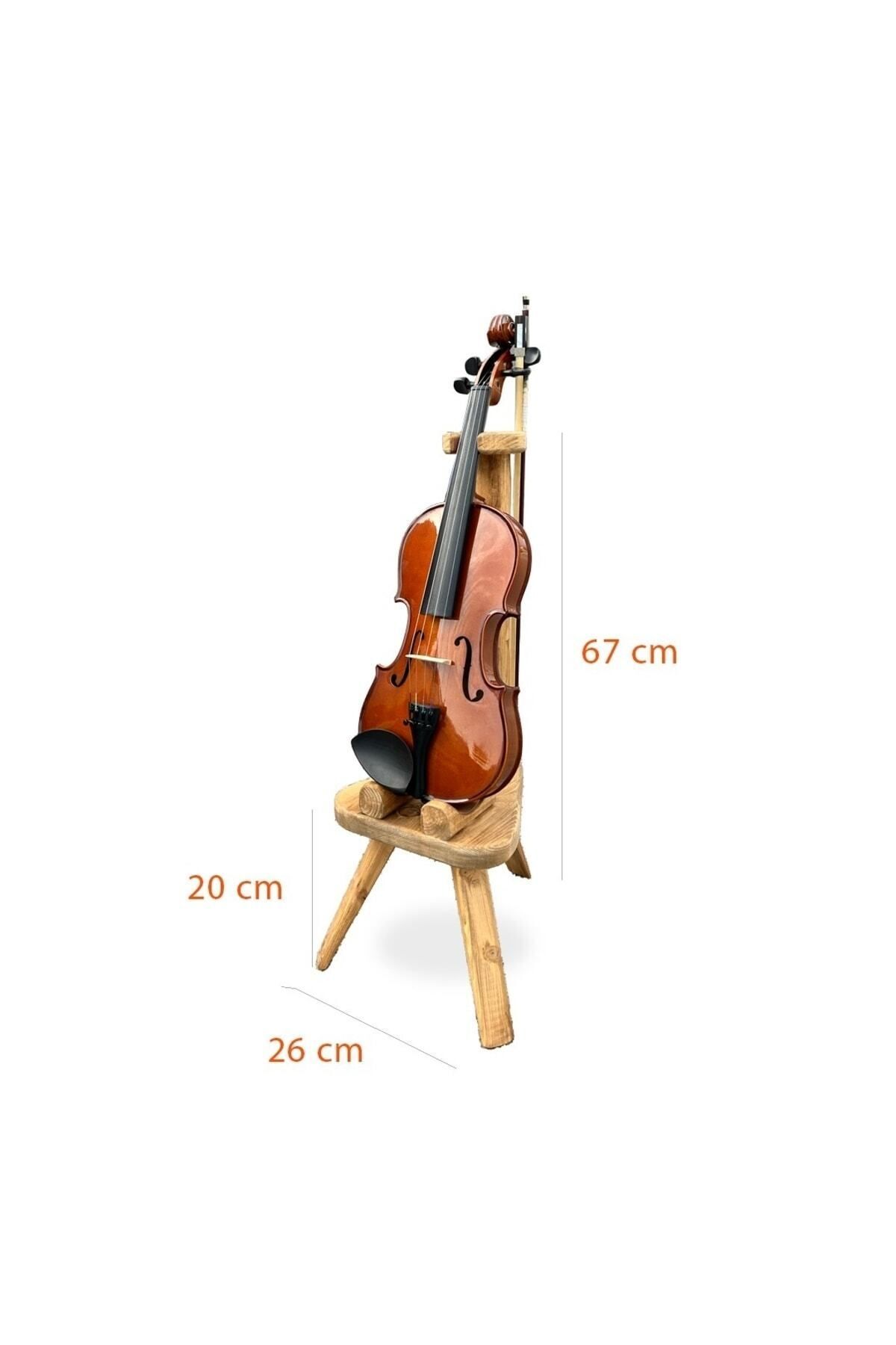 WOOD CORNER-Wooden Violin Stand (DEMONTE) 2
