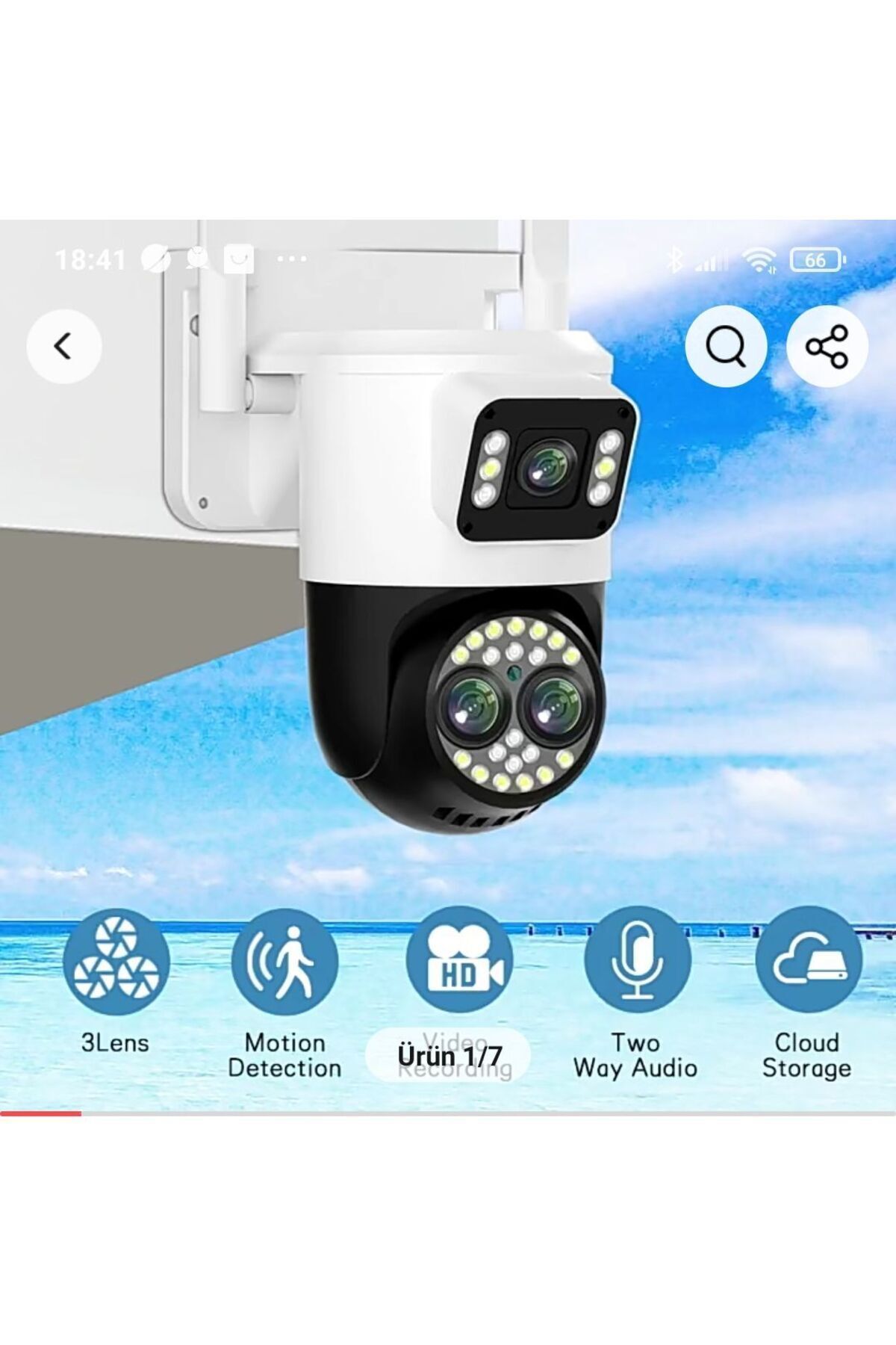 Protem Wifi çift kameralı 10 x zoom fotoğrafı 5 (önizleme)