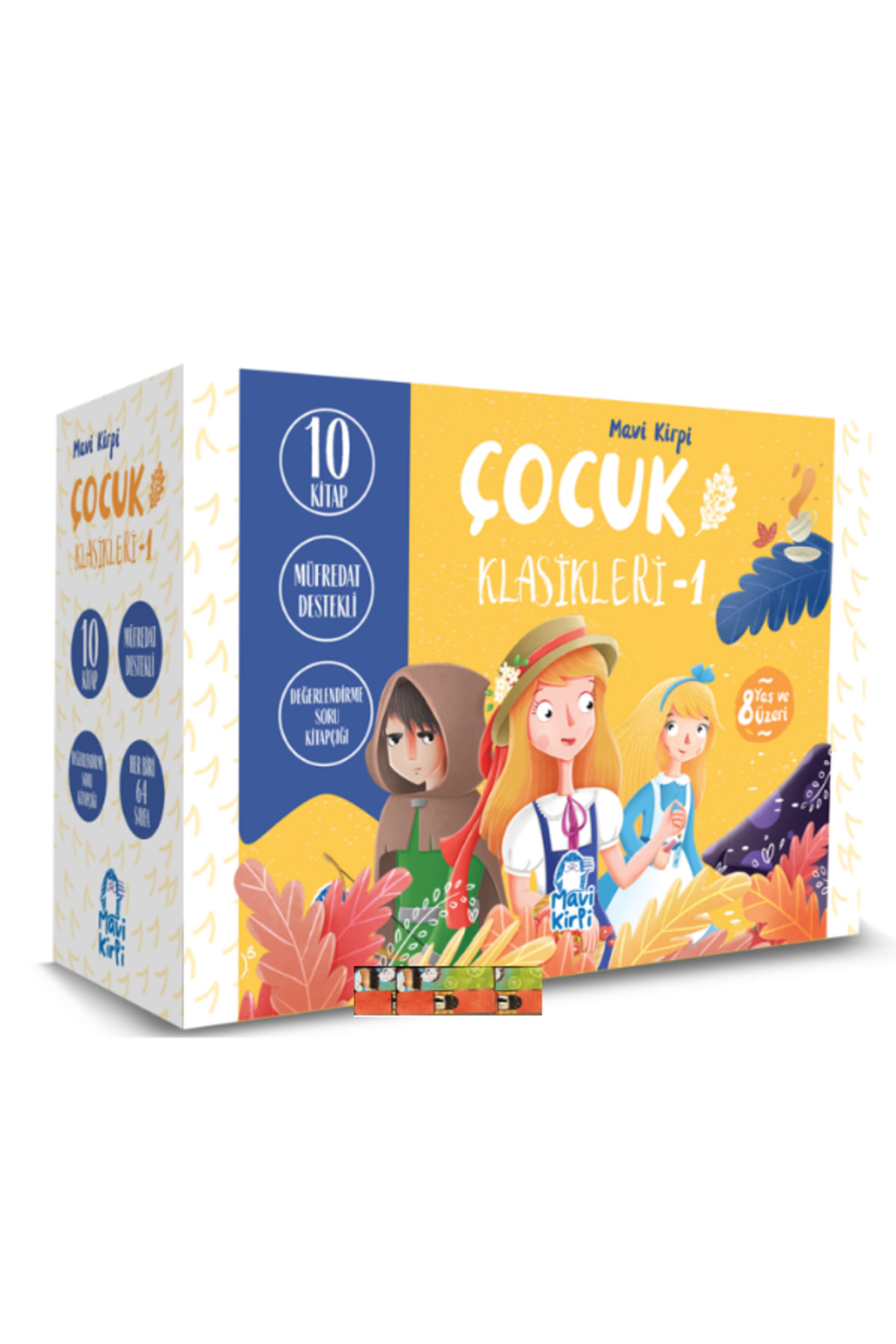 Mavi Kirpi Yayınları 3.sınıf Okuma Nitelikli Setleri-mavi Kirpi Çocuk Klasikleri 1(10kitap
