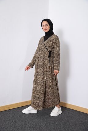 Kutay Collection Mevsimlik Yandan Bağlamalı Kadın Namaz Elbisesi, Terletmeyen...