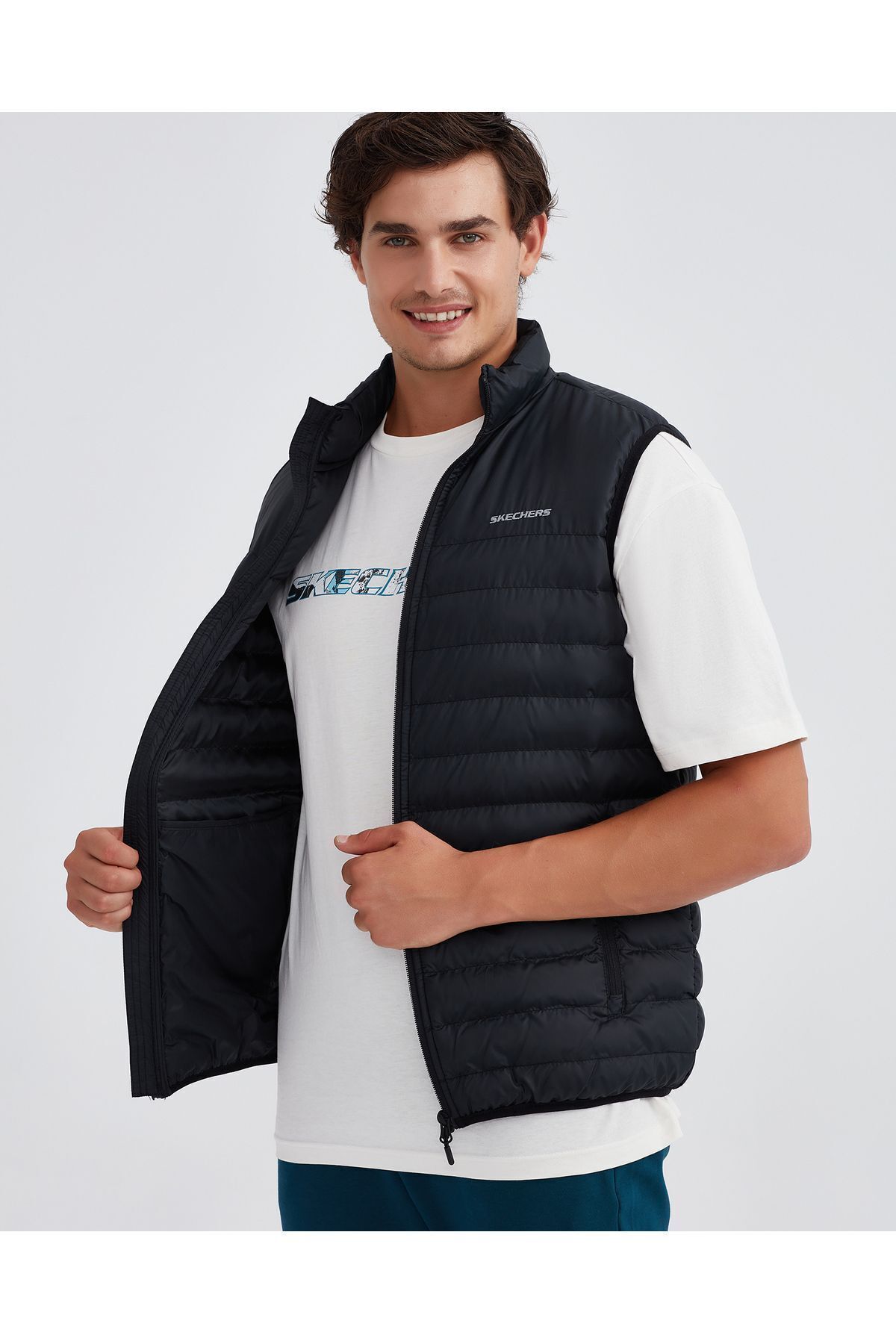 M Essential Vest Erkek Siyah Yelek S202174-001