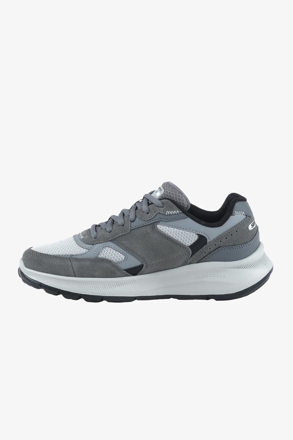 Relaxed Fit Equalizer 5.0 - اسنیکر خاکستری مردانه Rondor 232613 CCGY SKECHERS اسکیچرز اورجینال - تصویر 3
