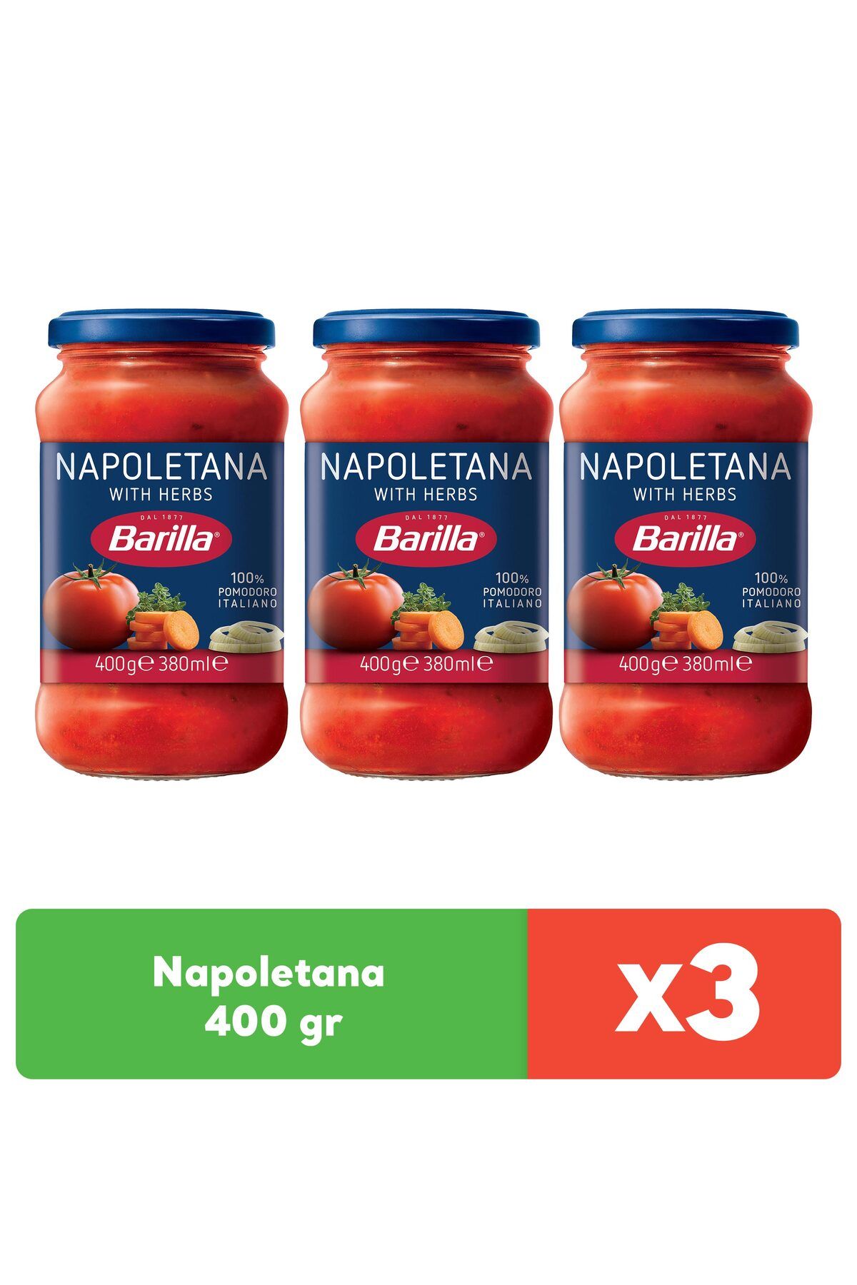 Barilla Napoletana 400 g x 3 adet