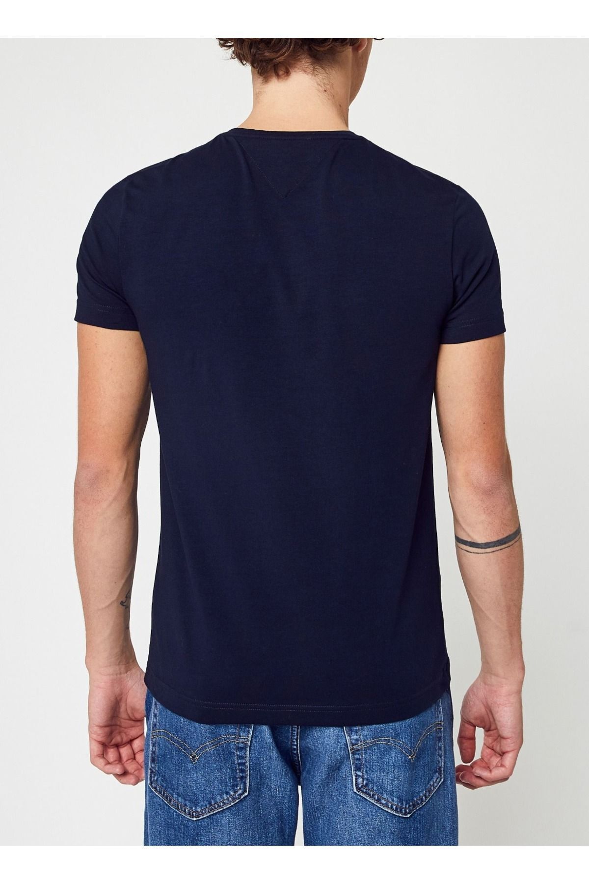 T shirt slim fit tommy hilfiger clearance