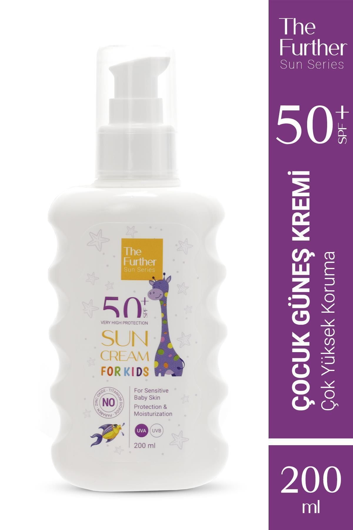 کرم ضد آفتاب بچه گانه Spf 50 Factor Set 200ml کادو کیف ساحلی The Further