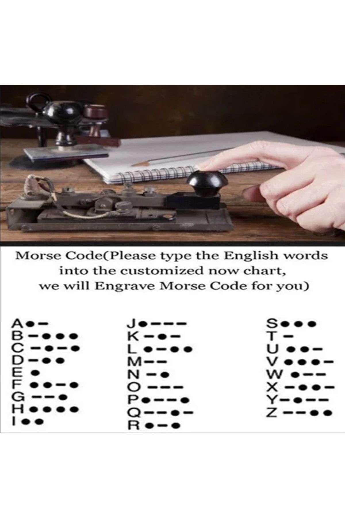 vogutima-Unisex Morse Alphabet Code Forever - Lover Bracelet in Light Box 8