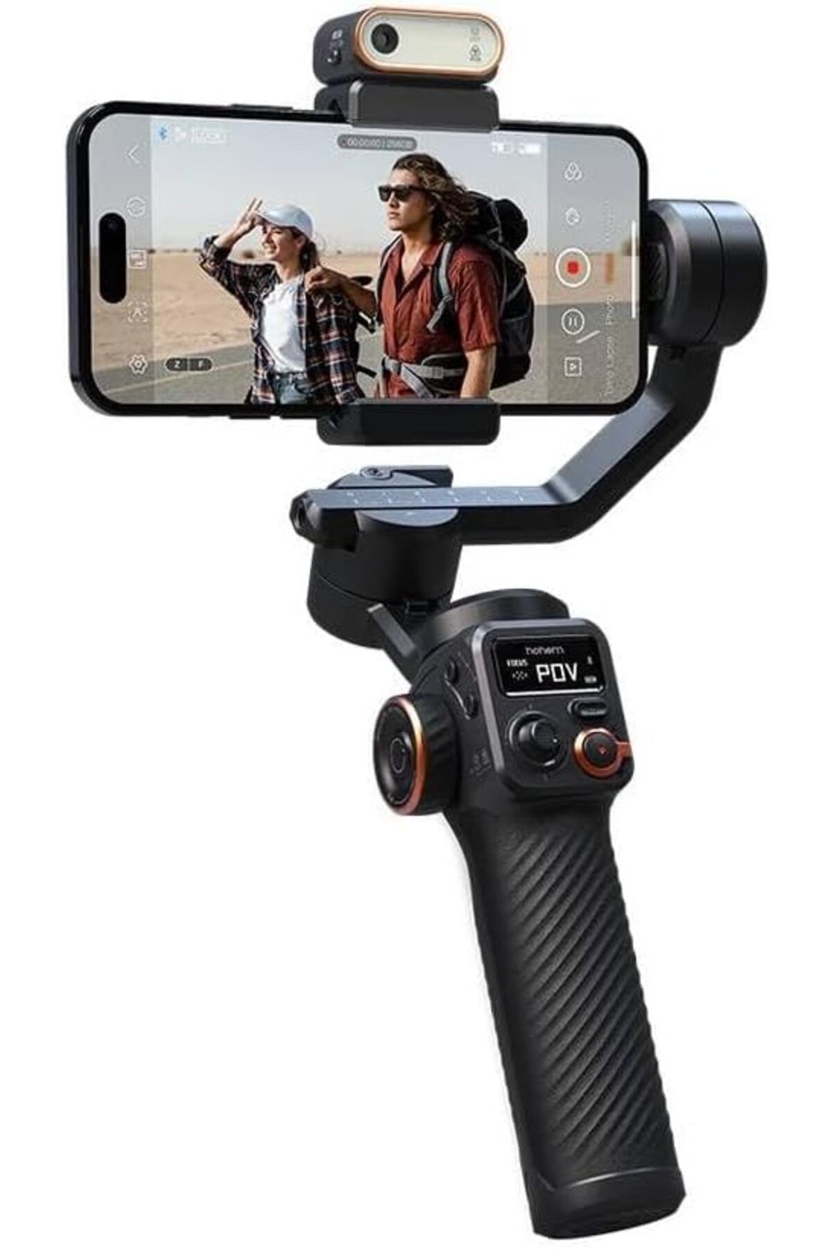 Hohem iSteady M6 3 Eksenli El Tipi AI Yapay Zeka Görüş Sensörlü Gimbal Stabilizatör Zore Gimba
