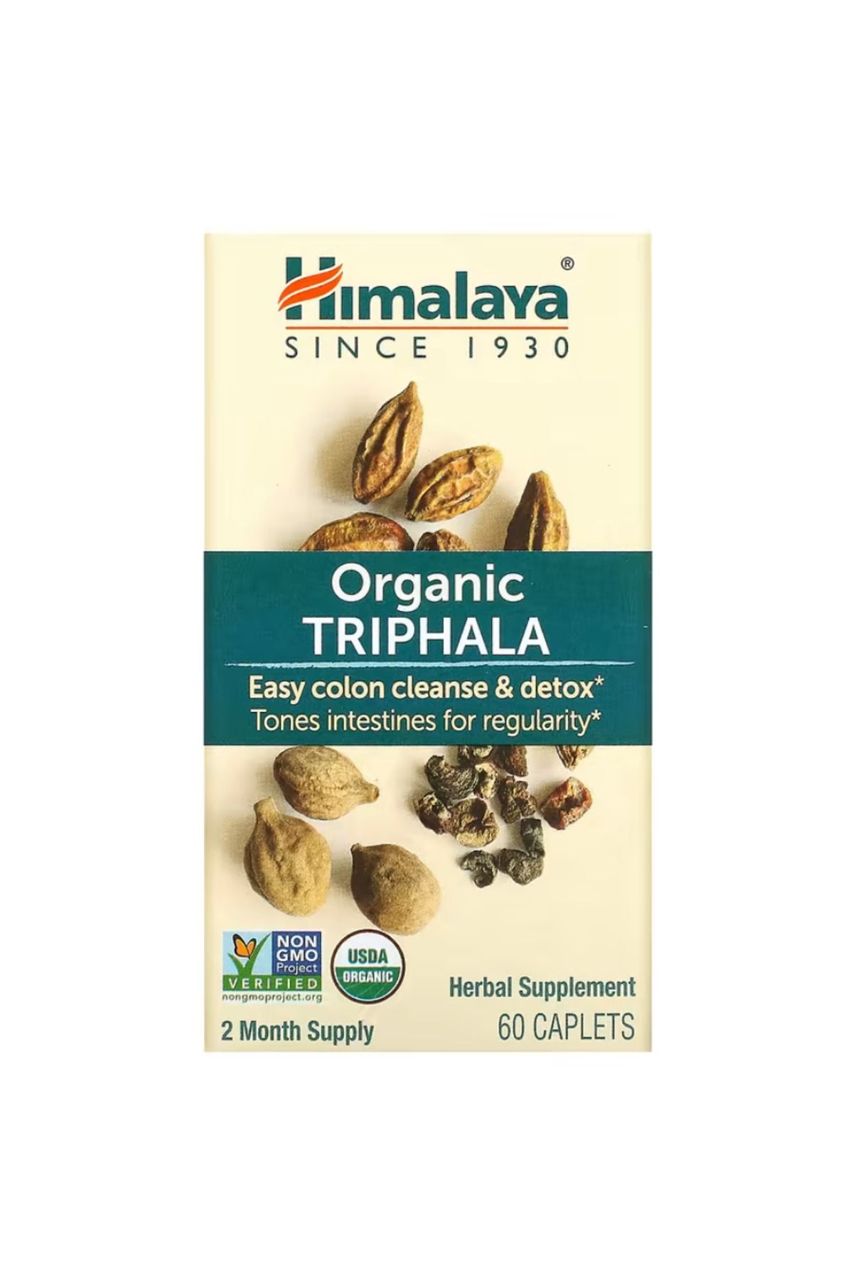 , Organic Triphala, 60 Caplets