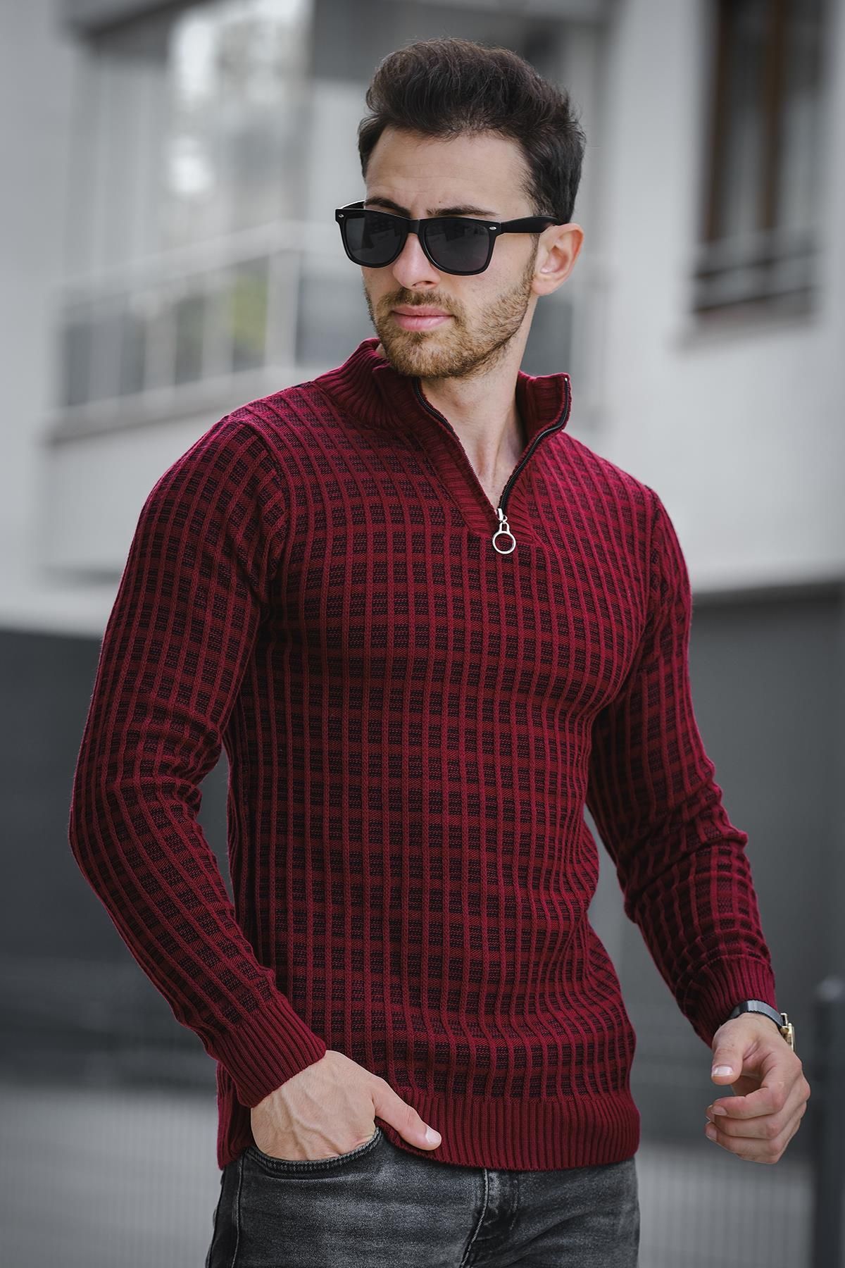 Oksit-Body pentru bărbați - Seka 125, Slim Fit, Pulover cu jumătate de fermoar 3