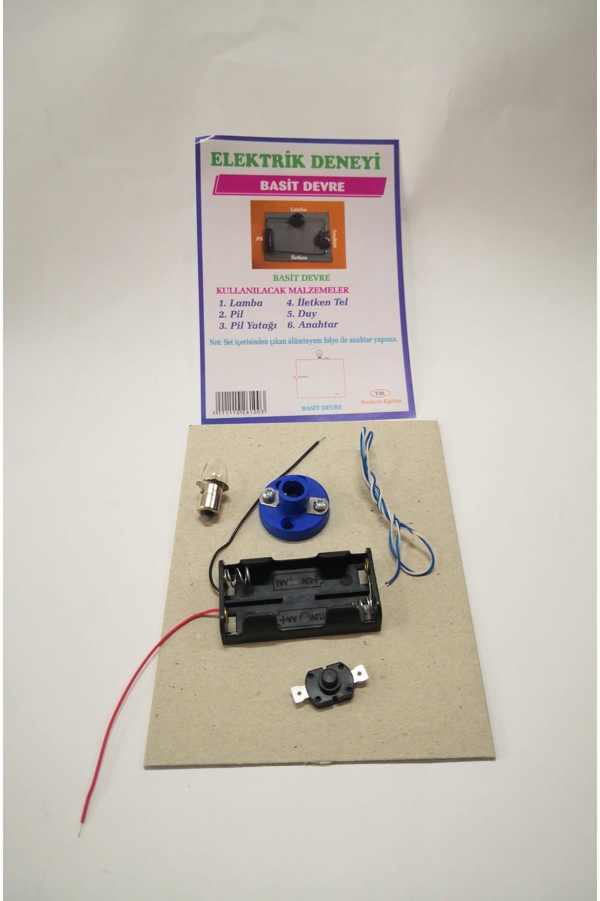 basit devre etiketli