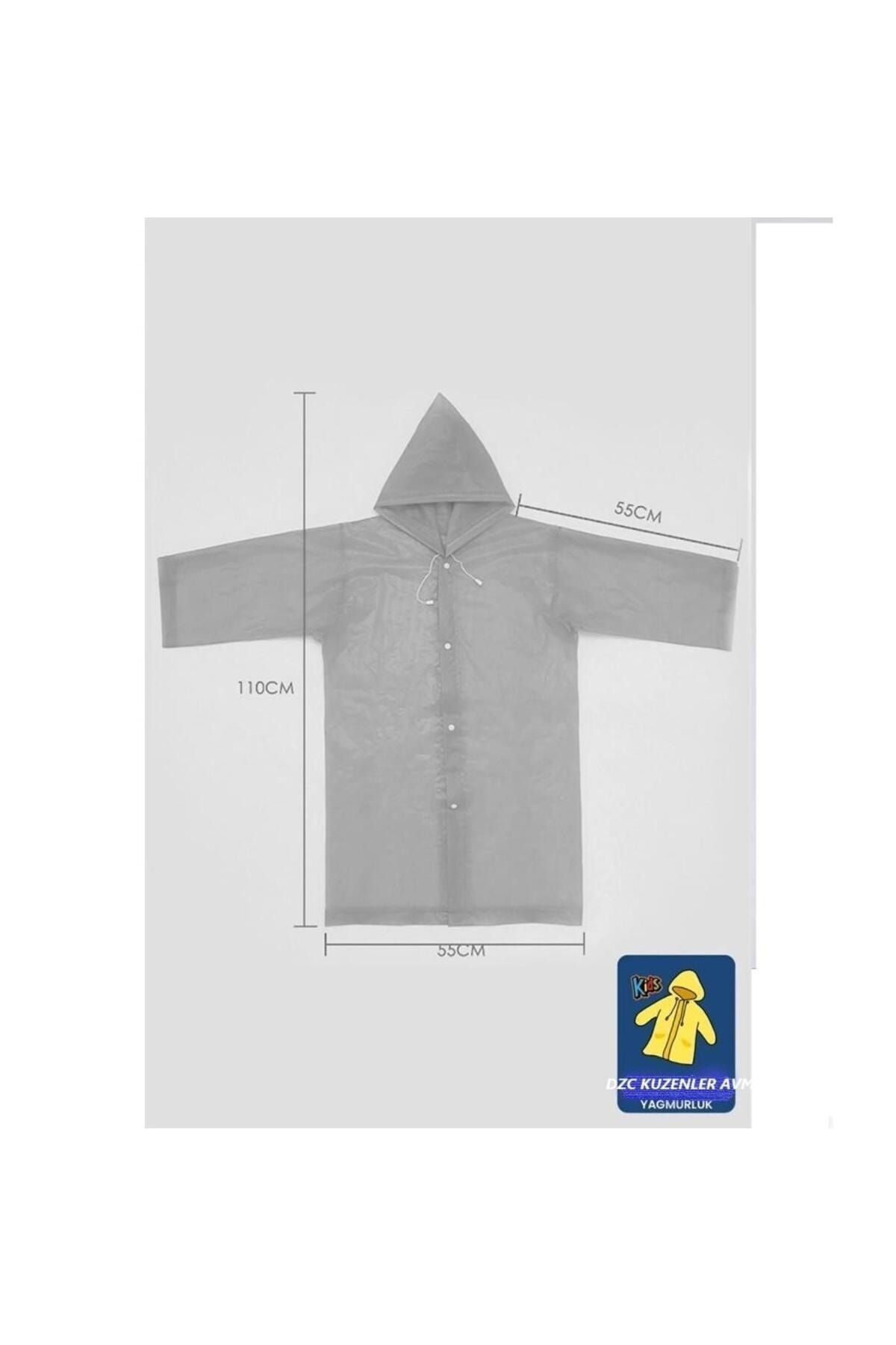 Kezban Tekstil KIZ Erkek ÇOCUK Yağmurluk Kapüşonlu Çıtçıtlı Eva Yağmurluk RÜZGARLIK pembe fotoğrafı 3 (önizleme)